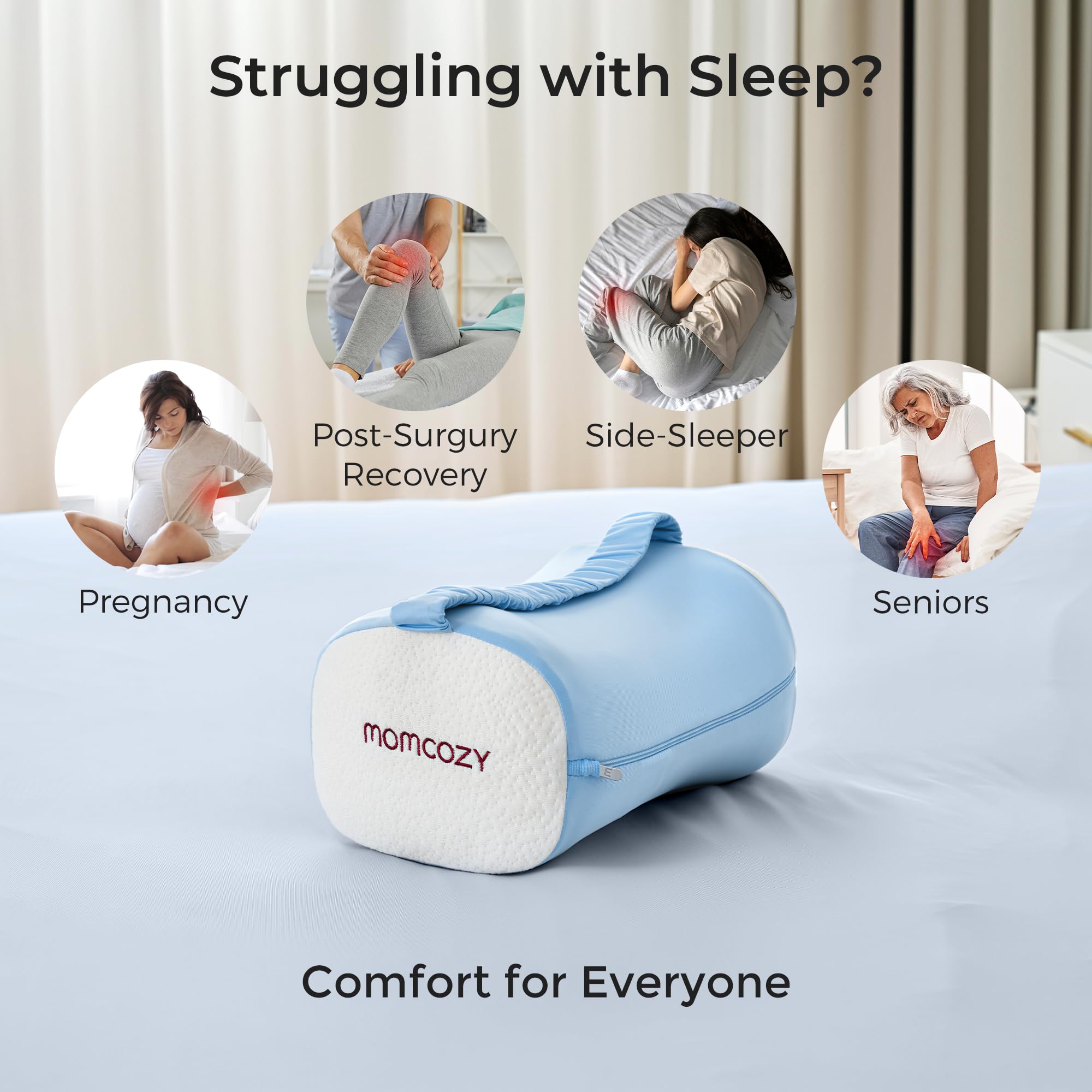 momcozy-knee-pillow-for-side-sleepers-with-cooling-cover image 8