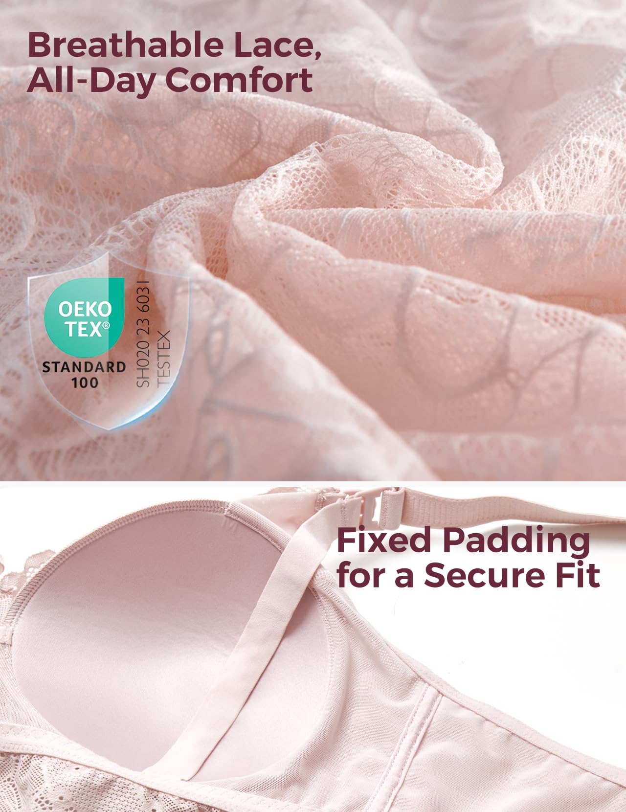 momcozy-lace-nursing-bra-wirefree-padded-v-neck-maternity-bra image 4