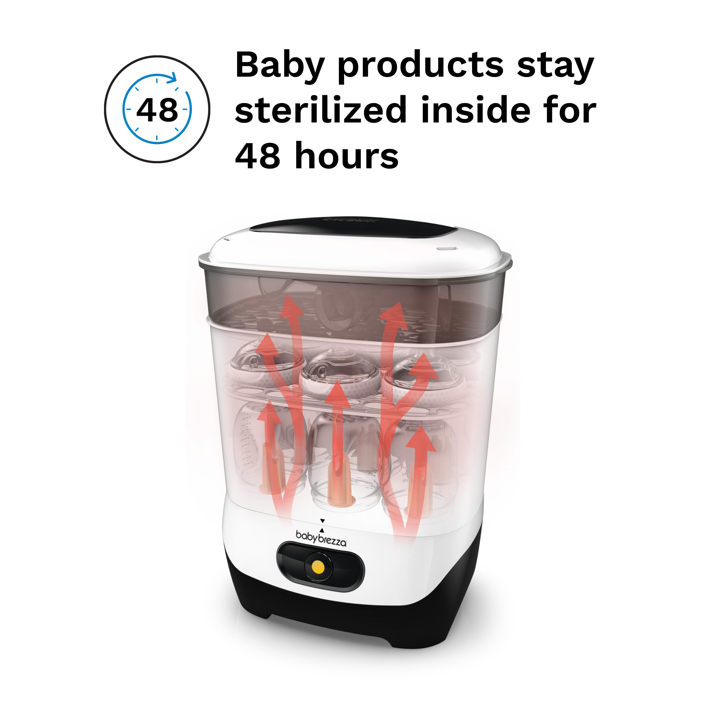 baby-brezza-4-in-1-baby-bottle-sterilizer-machine-largest-capacity-universal-fit image 4