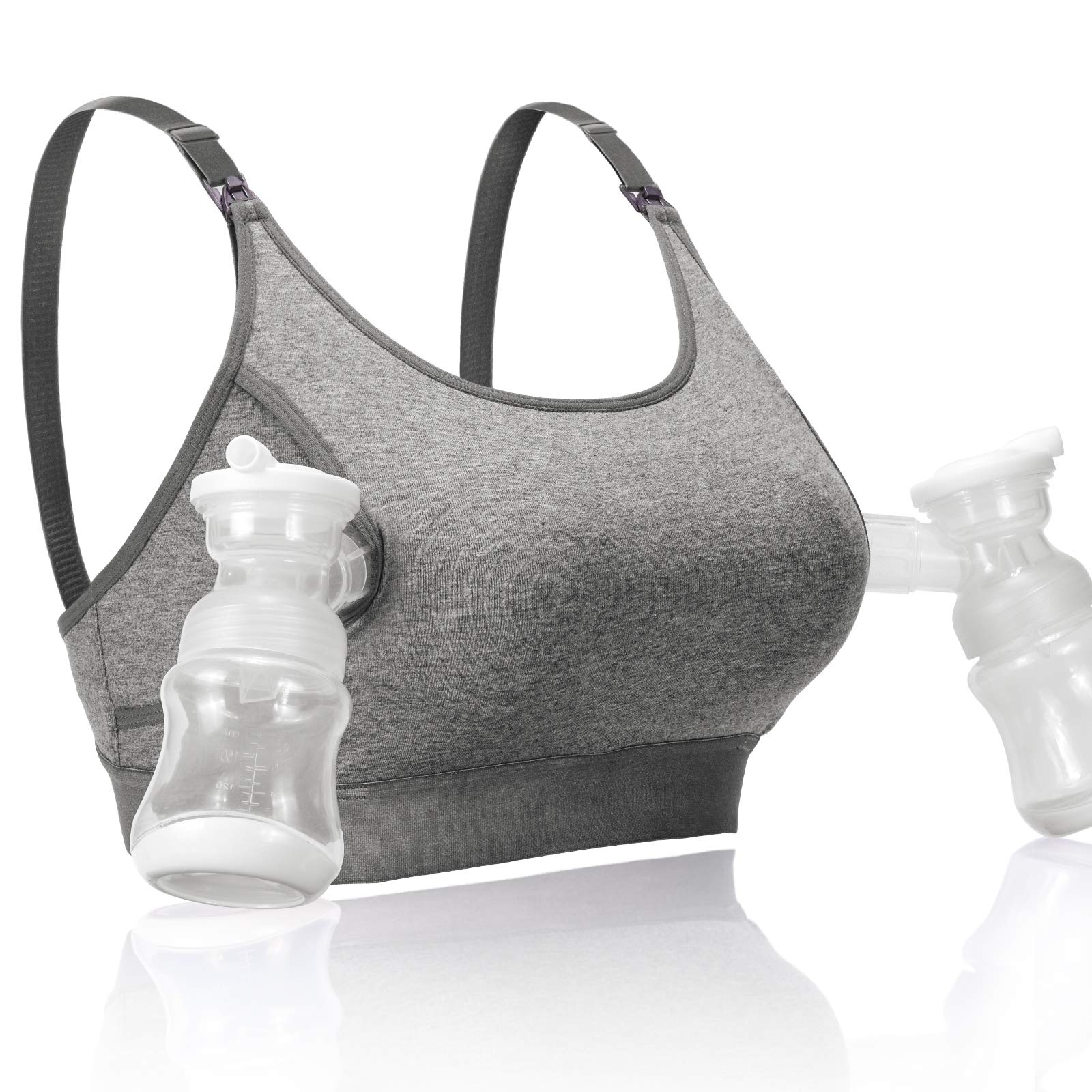 momcozy-hands-free-pumping-bra-adjustable-pumping-and-nursing-bra-in-one image 1