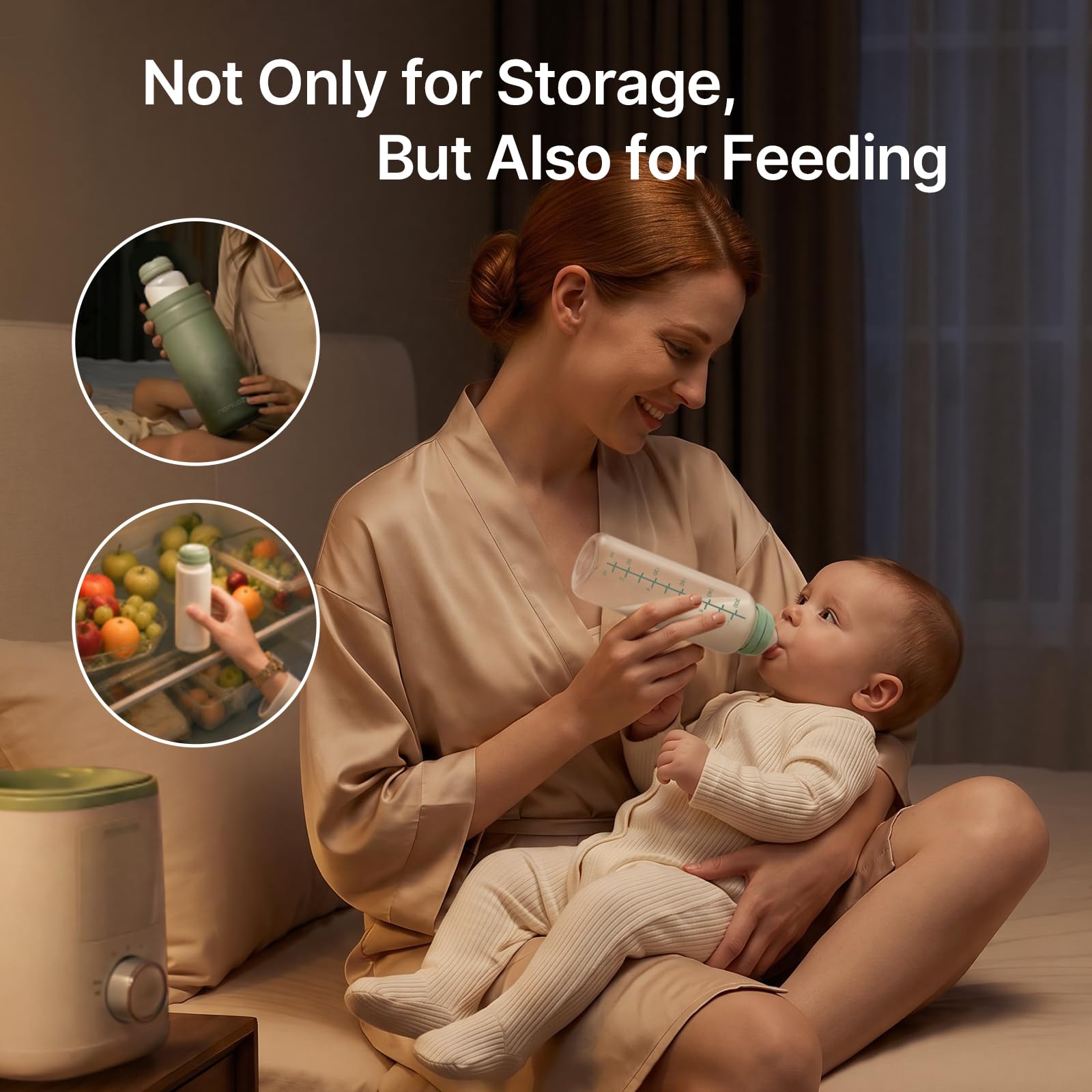 momcozy-natural-baby-bottle-12oz-narrow-neck-breast-milk-storage-bottles-bpa-fre image 3