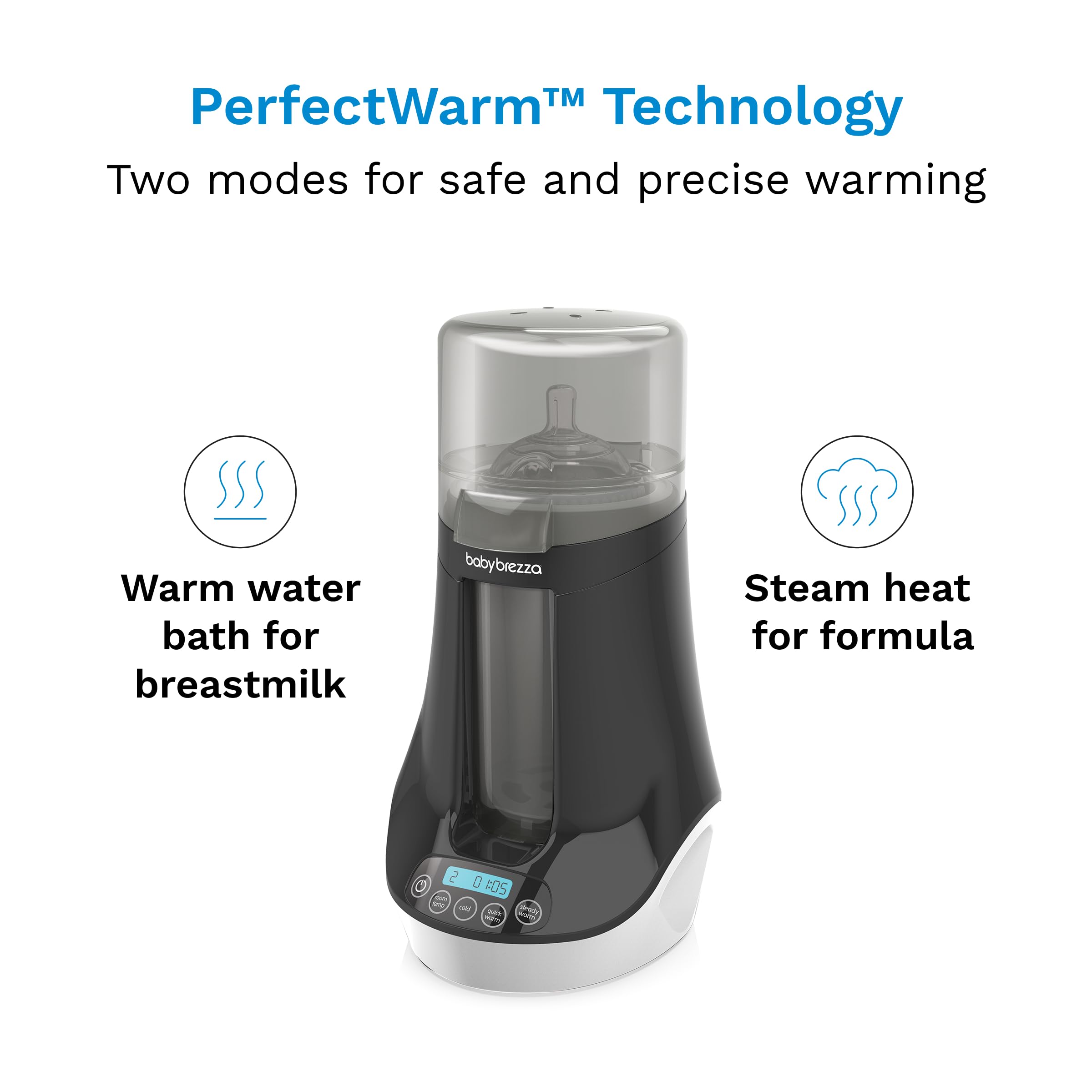baby-brezza-fast-baby-bottle-warmer-universal-bottle-breastmilk-warmer-defroster image 3