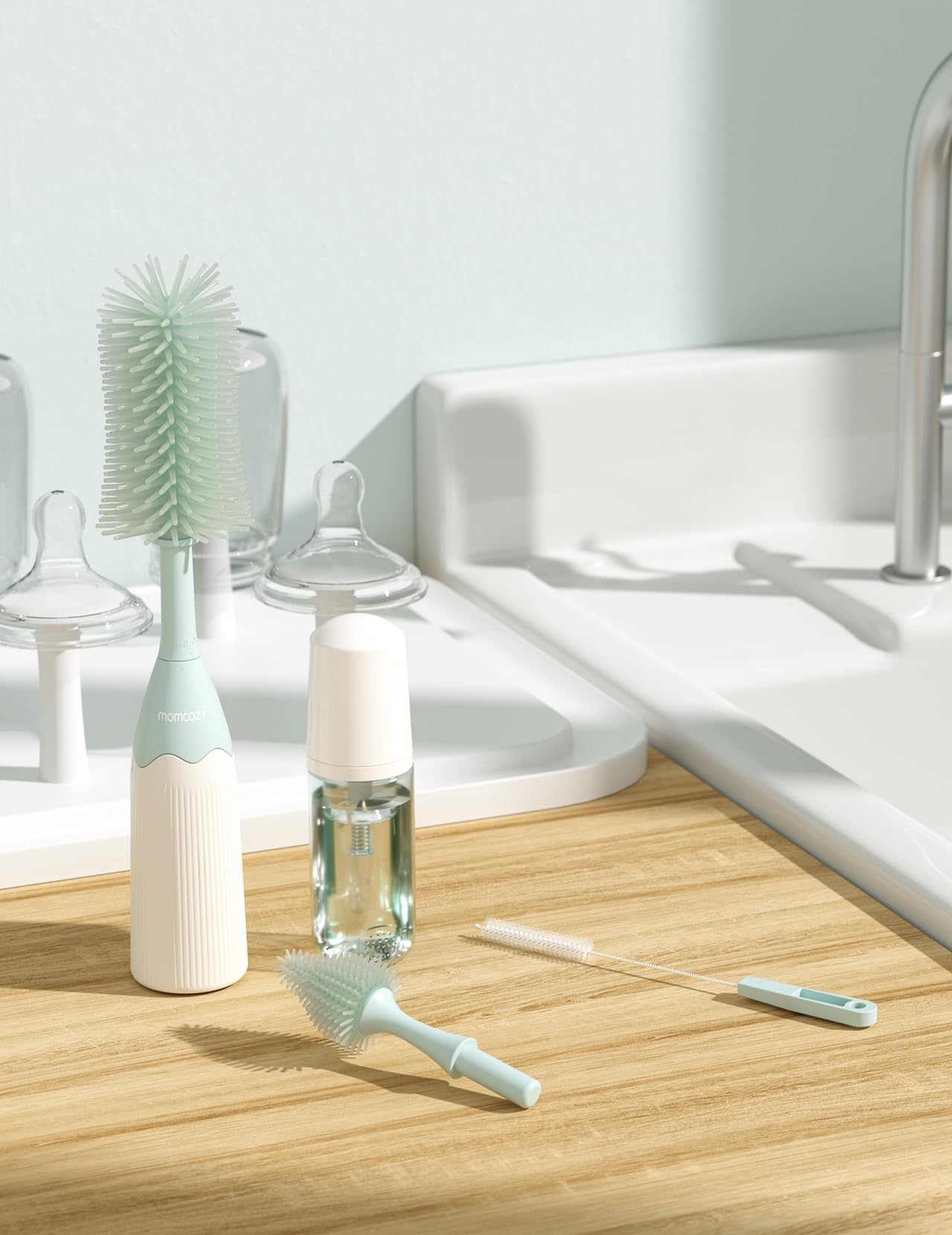 momcozy-bottle-brush-kit-with-push-press-foam-design-silicone-portable-4-in-1-cl image 7