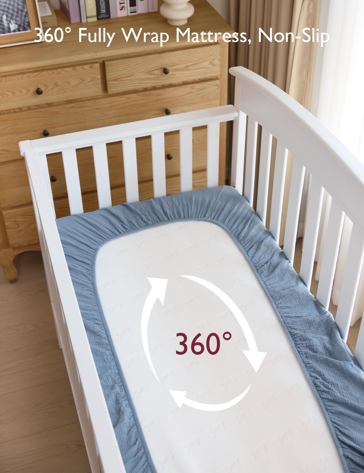 momcozy-muslin-standard-fitted-crib-sheets-52-x28-2-pack-soft-breathable-natural image 6
