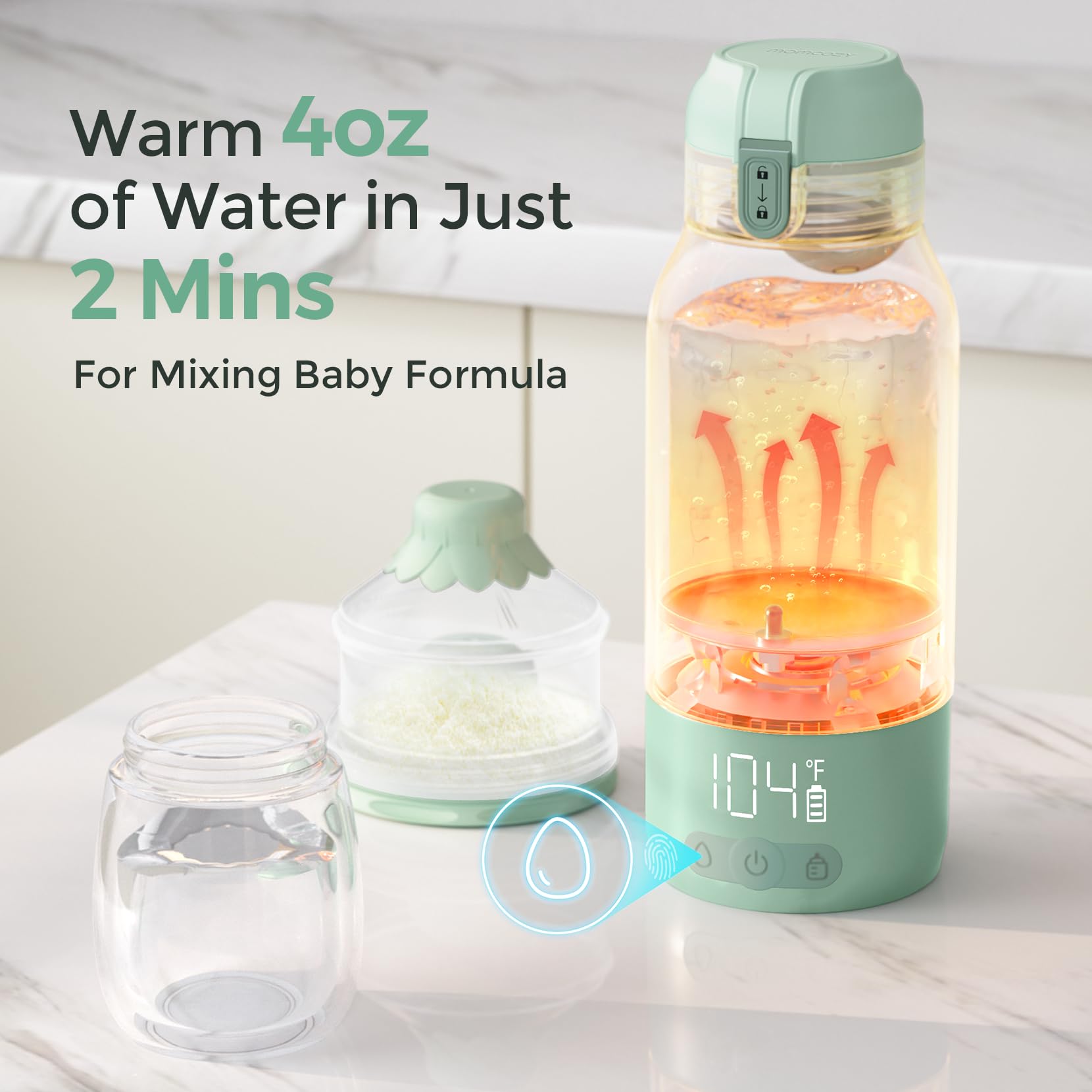 momcozy-portable-milk-warmer-for-travel-and-momcozy-baby-carrier-with-hip-seat image 2