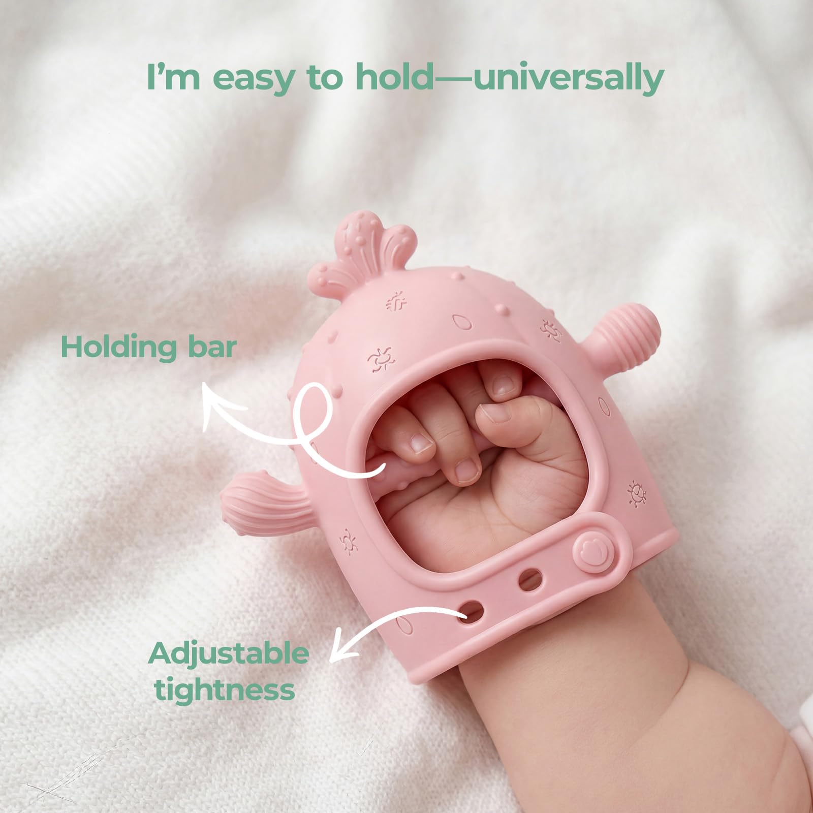 momcozy-baby-teething-mitten-food-grade-silicone-adjustable-wristband-3d-contact image 5