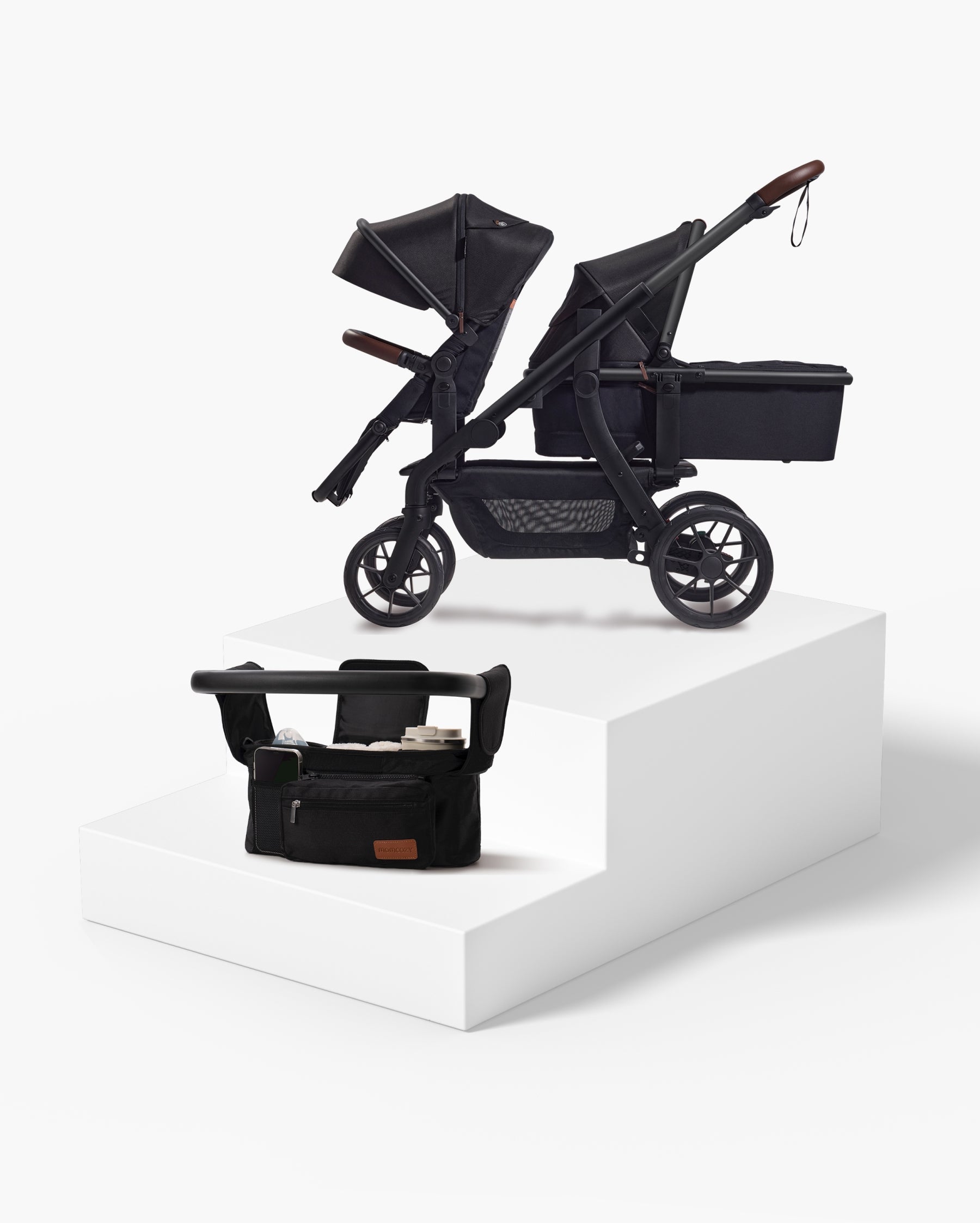 momcozy-outing-bundle-changego-baby-stroller-stroller-organizer-with-cup-holders image 1
