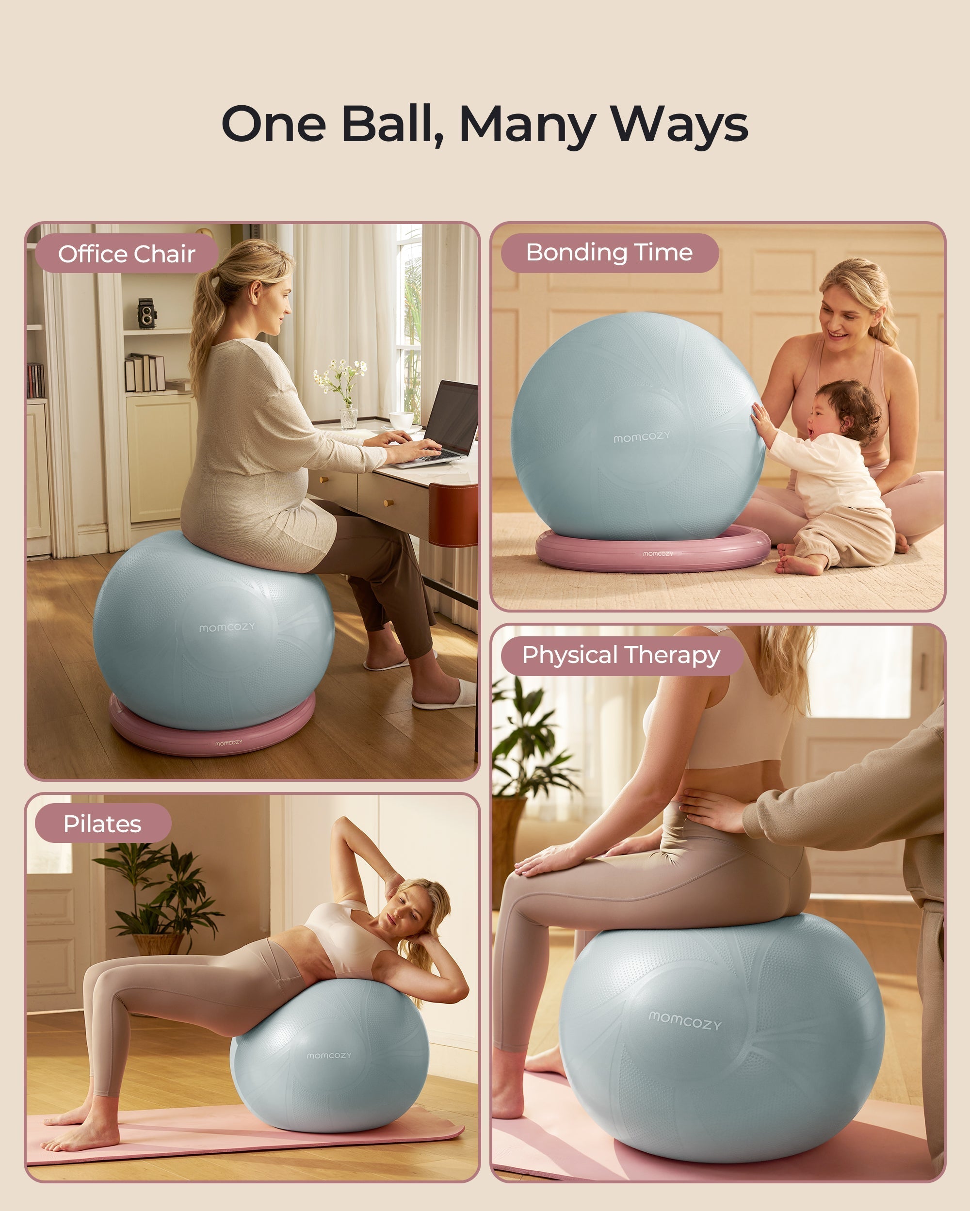 momcozy-birthease-maternity-exercise-ball-glacier-blue image 7