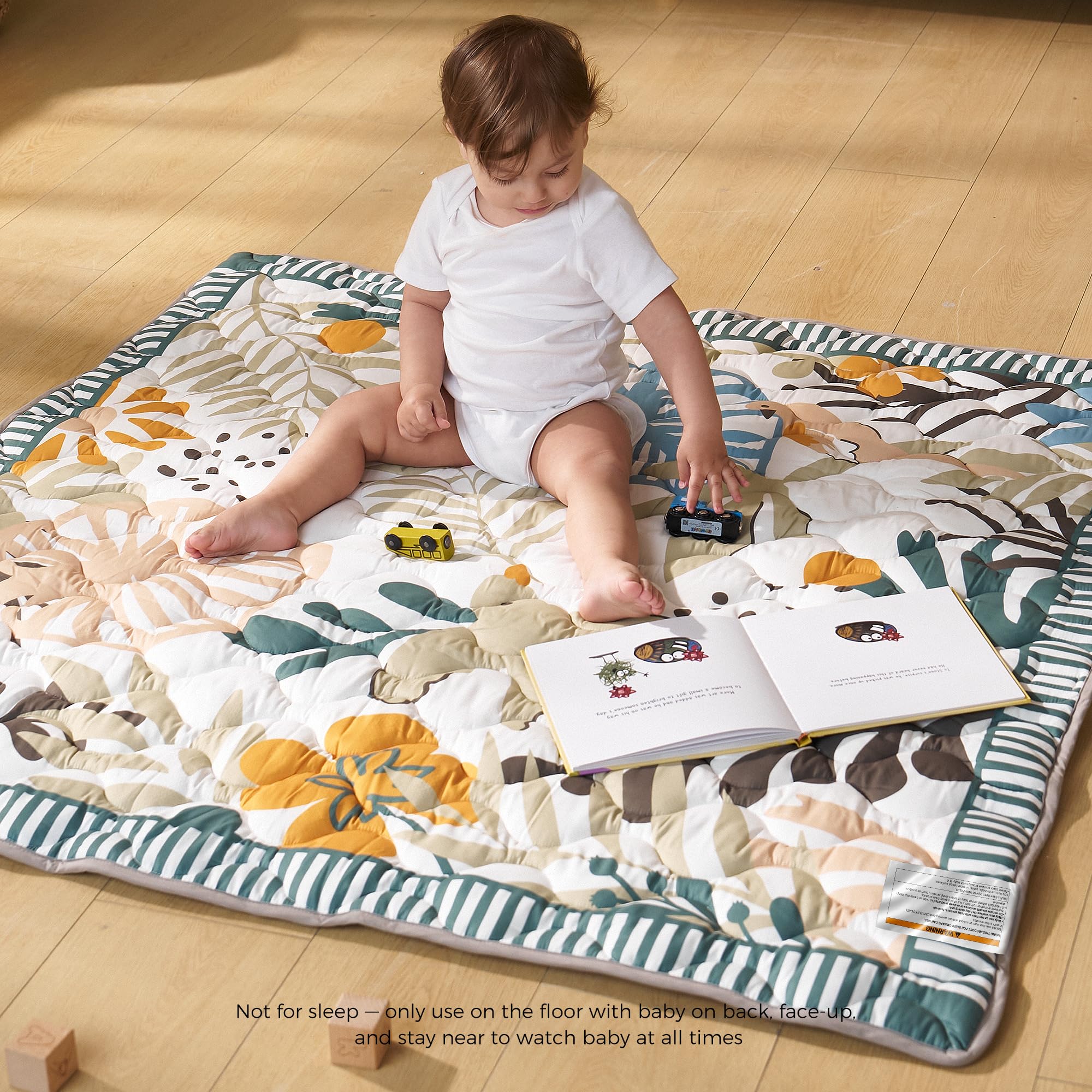 momcozy-baby-play-mat-50x50-inch-thickened-waterproof-non-slip-foldable-forest-w image 8