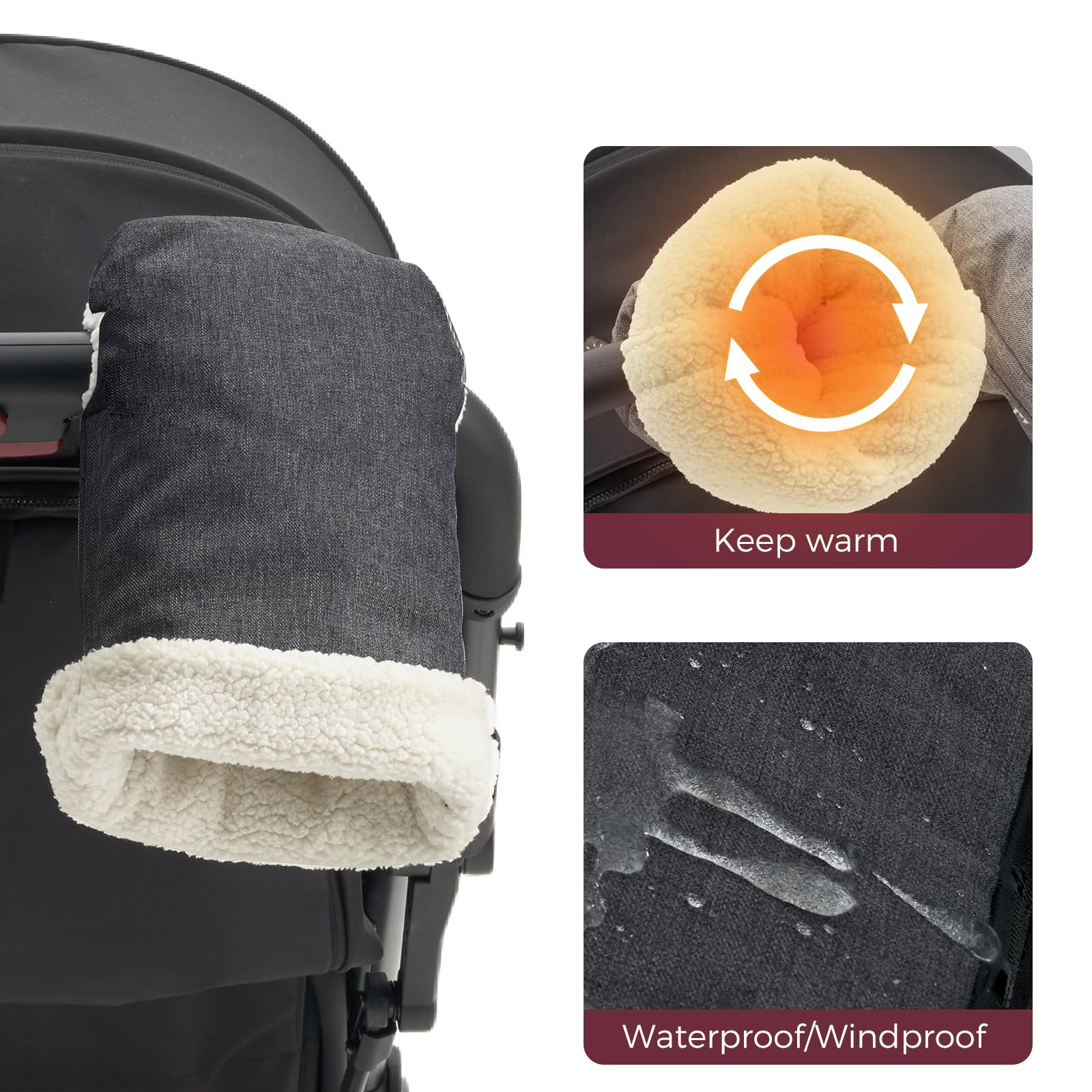 momcozy-stroller-gloves-warmmuffs-universal-fit-waterproof-adjustable-hand-muffs image 3