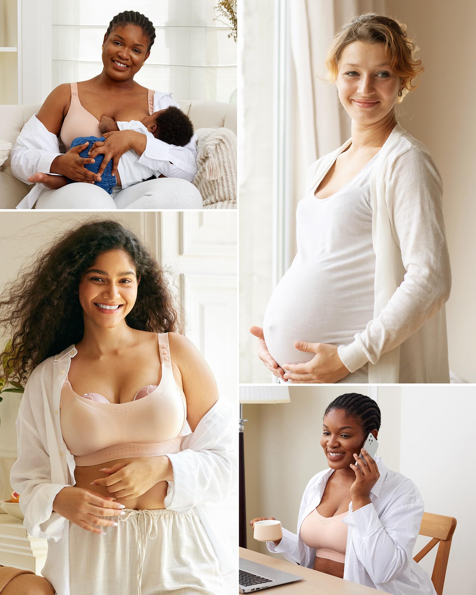 momcozy-3-in-1-pumping-and-nursing-bra-cozyfitclasp-for-wearable-breast-pumps-m5 image 6