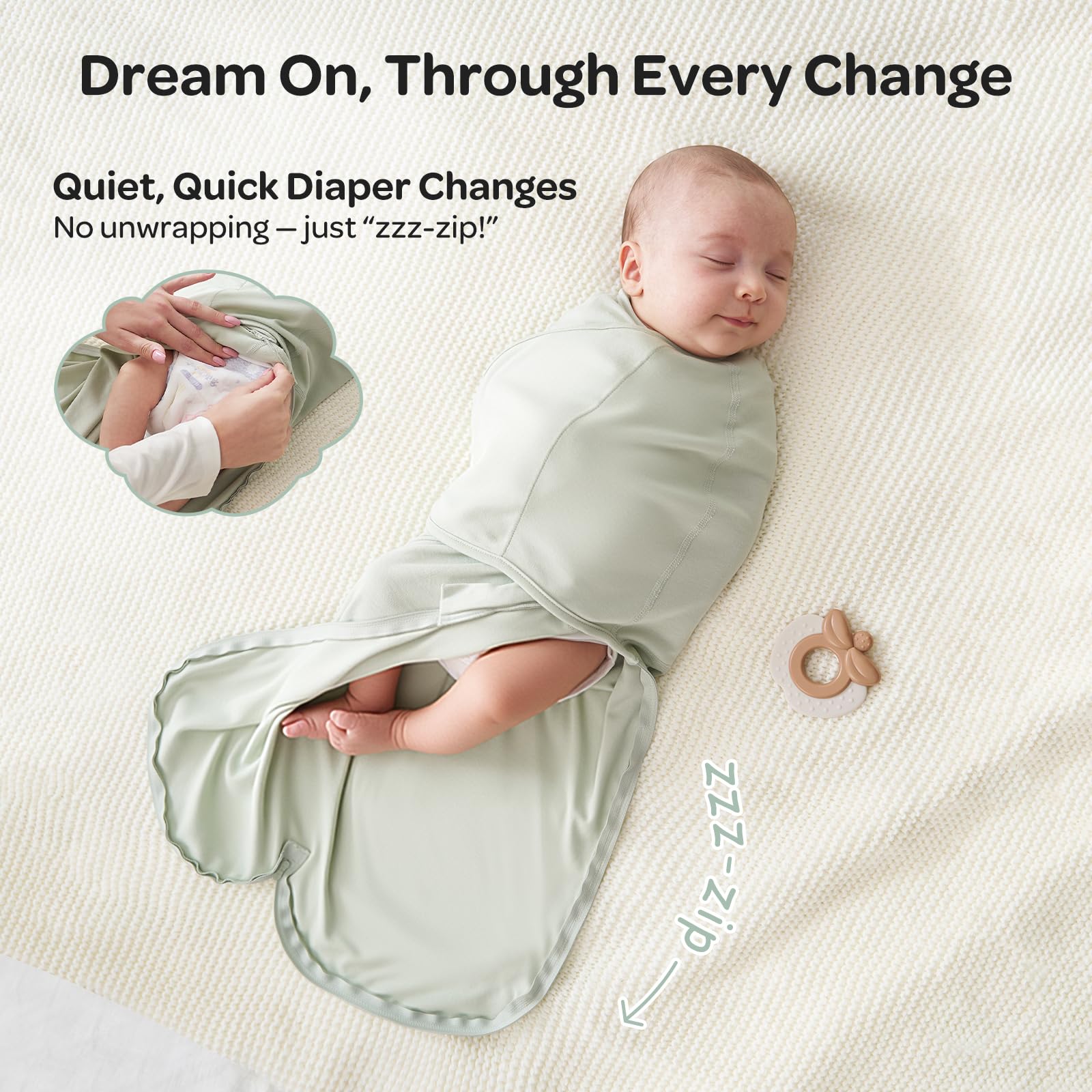 momcozy-anti-startle-swaddle-for-newborns-0-3-months-quiet-velcro-zip-sleep-sack image 5