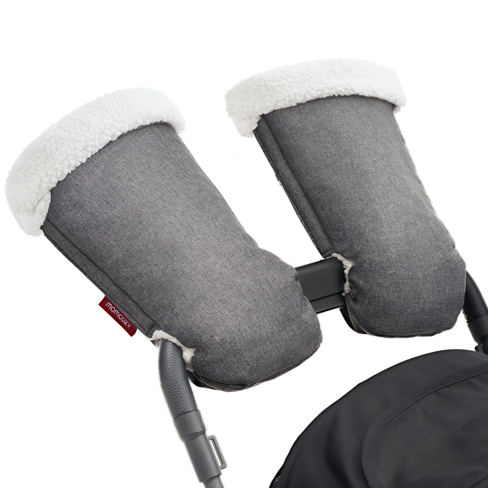 momcozy-stroller-gloves-warmmuffs-universal-fit-waterproof-adjustable-hand-muffs image 7