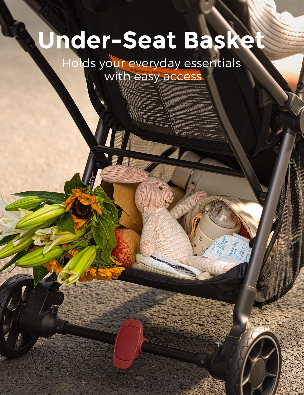 momcozy-clickgo-lightweight-travel-stroller-airline-approved-one-click-fold image 7