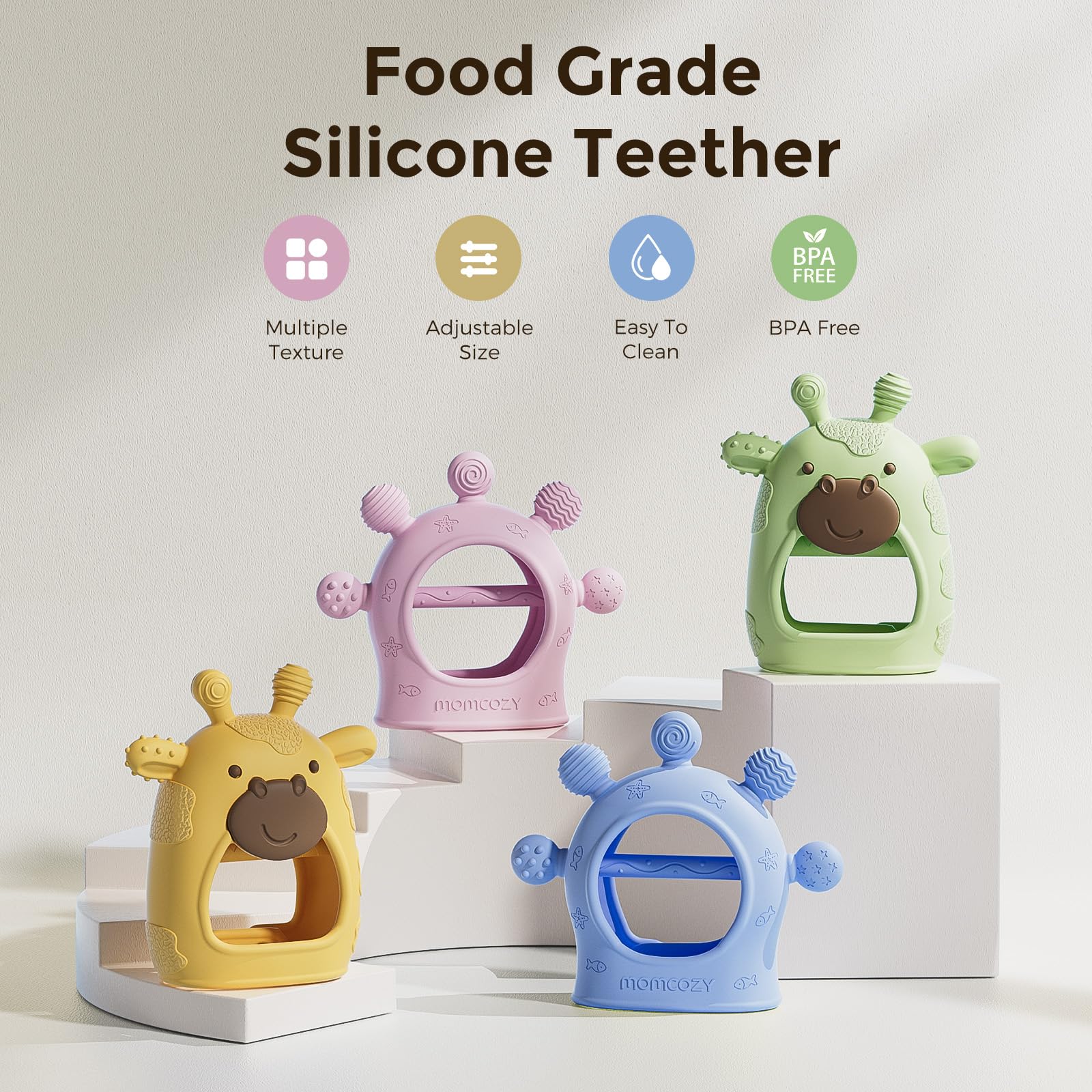 momcozy-baby-teether-toys-with-adjustable-wristband image 3