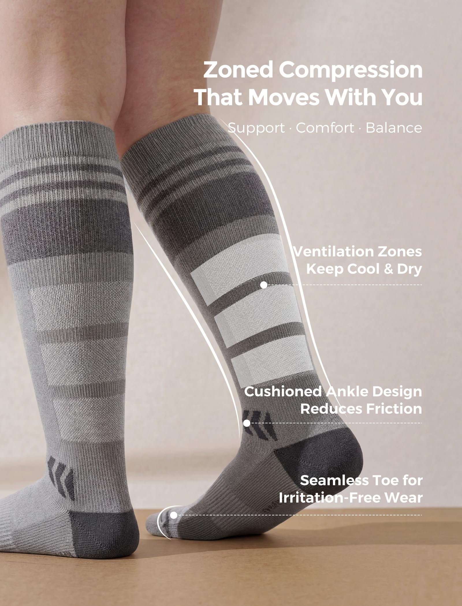 momcozy-compression-socks-for-women-20-30-mmhg-for-flying-travel-sports-silver-i image 2