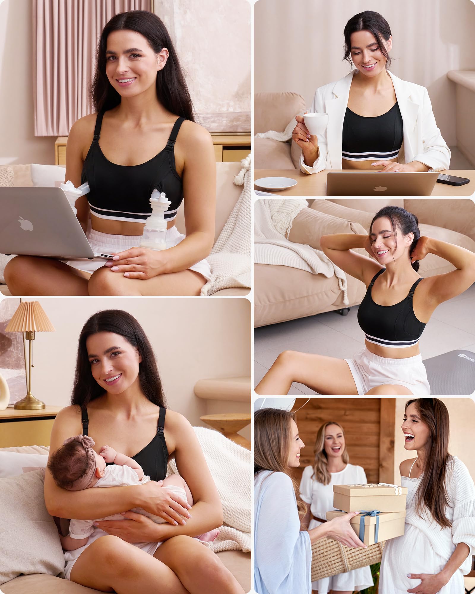 momcozy-2-in-1-hands-free-pumping-bra-adjustable-breast-pump-bra-with-wide-suppo image 7