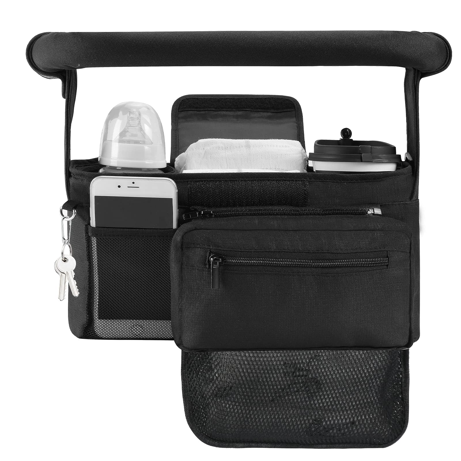 momcozy-universal-stroller-organizer-non-slip-insulated-cup-holders-detachable-p image 1