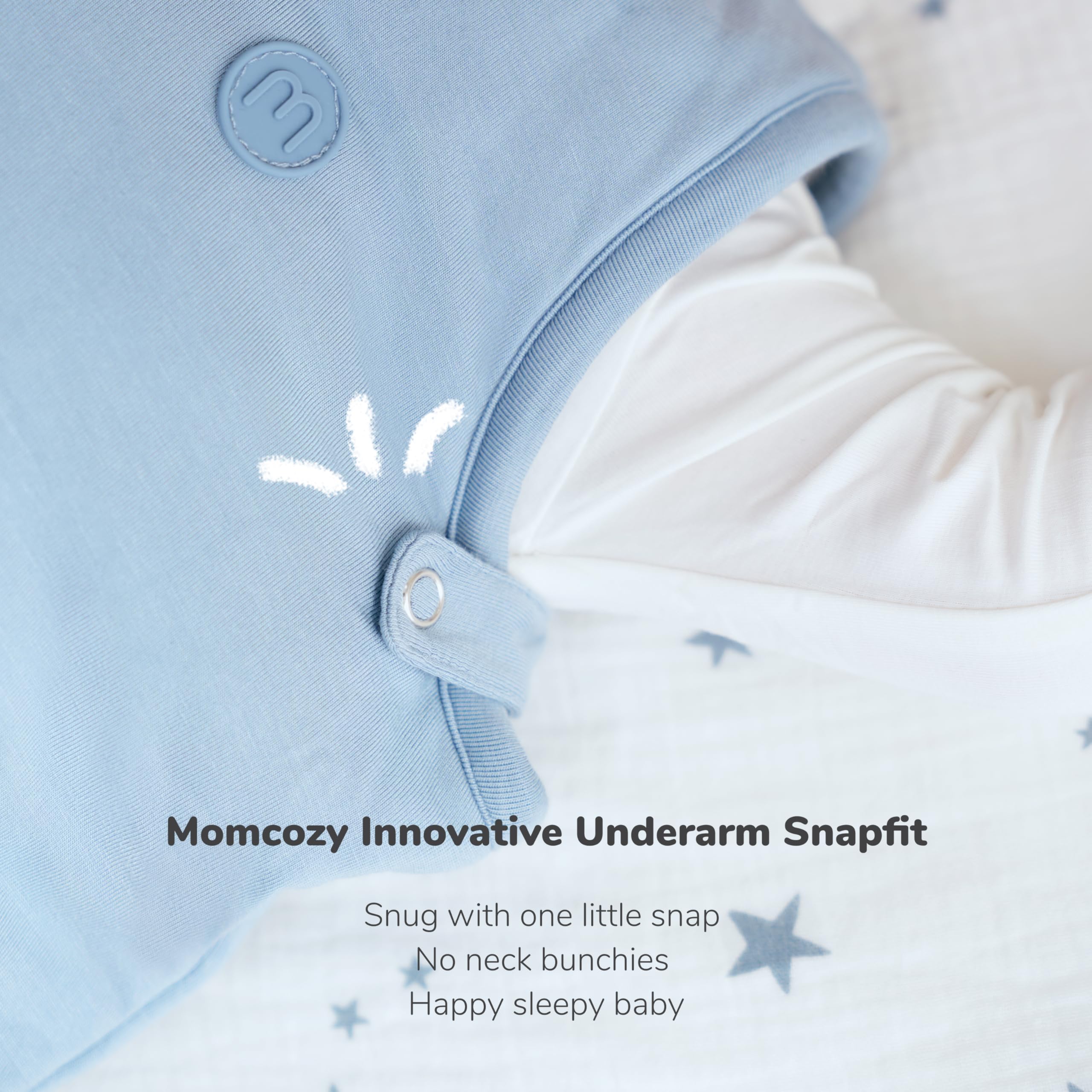 momcozy-sleep-sack-for-baby-0-6-months-1-5-tog-wearable-blanket-adjustable-snapf image 5