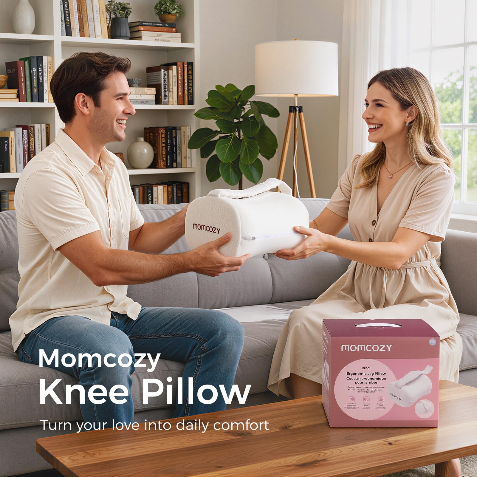 momcozy-knee-pillow-for-side-sleepers-soft-memory-foam-pinch-free-design-relieve image 8