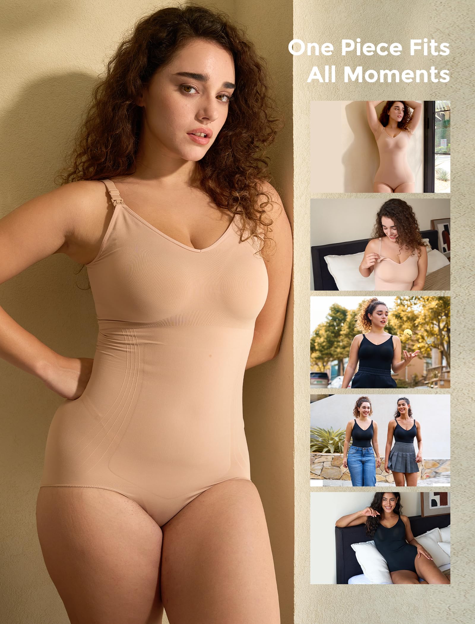 momcozy-shapewear-bodysuit-for-women-tummy-control-built-in-padded-seamless-slim image 7