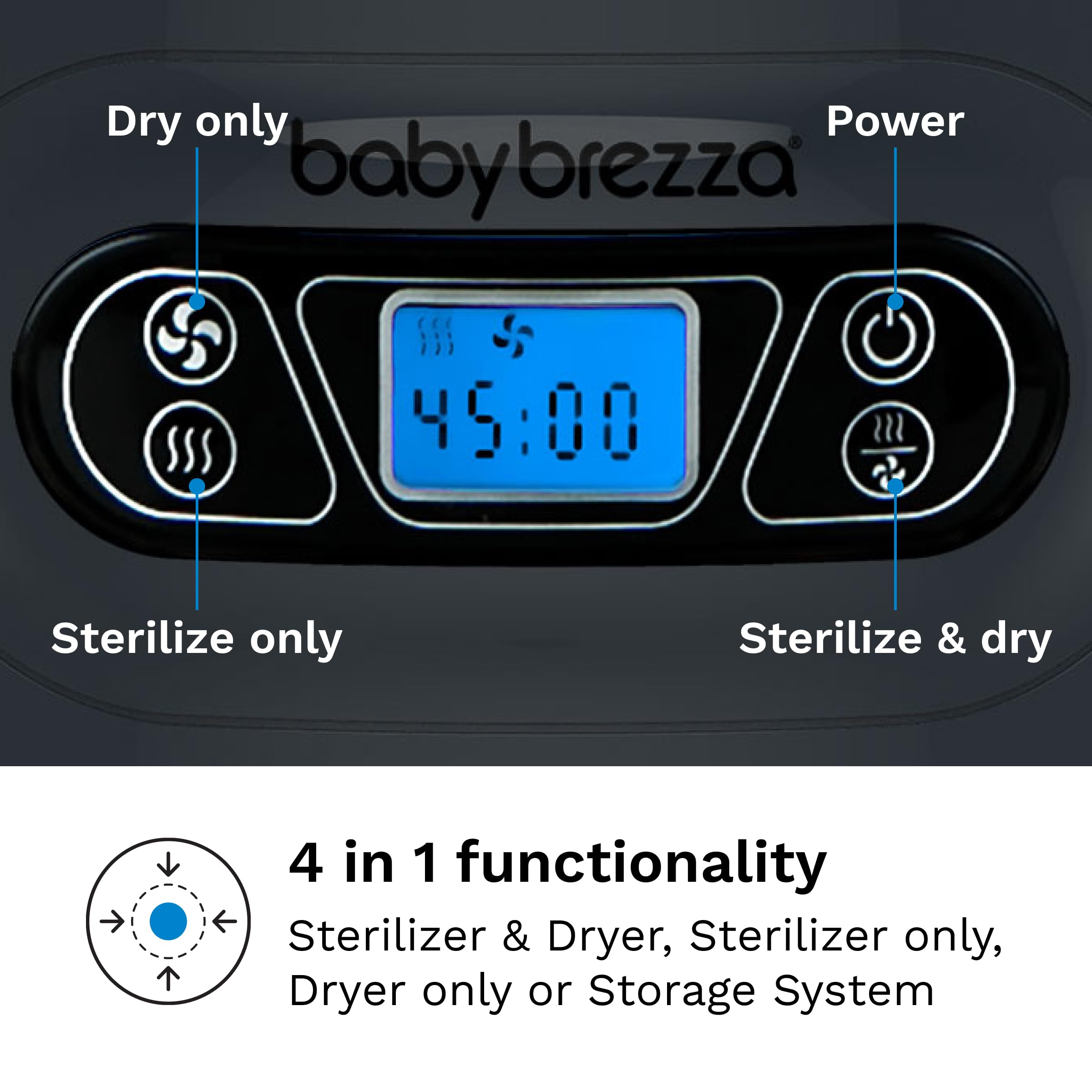 baby-brezza-one-step-baby-bottle-sterilizer-and-dryer-machine-electric-steam-ste image 5