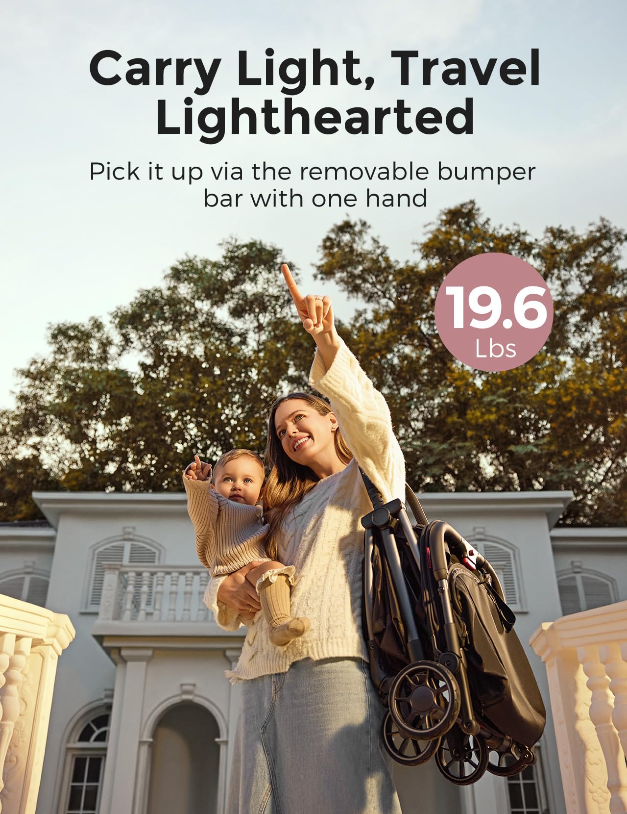 momcozy-clickgo-lightweight-travel-stroller-airline-approved-one-click-fold image 4