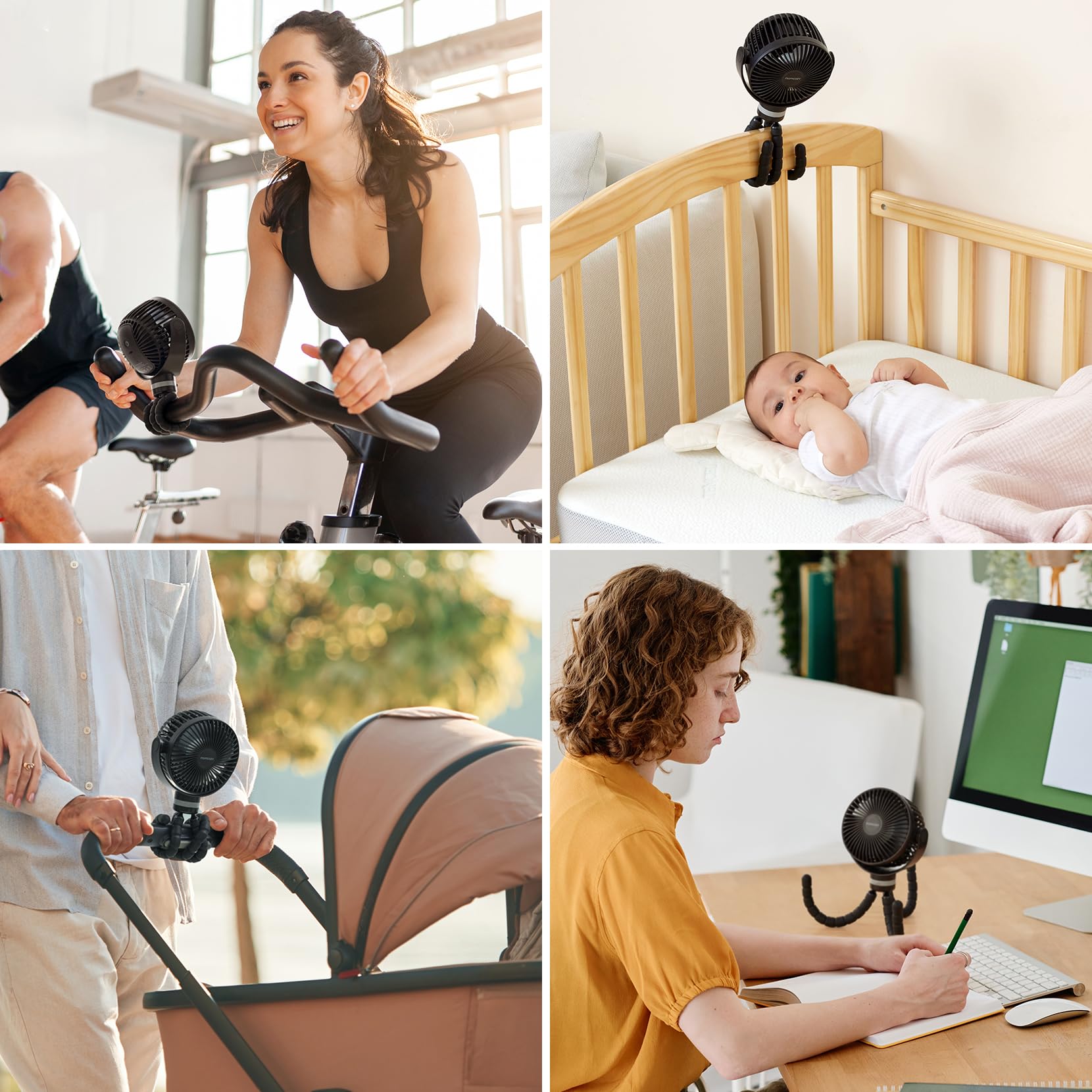 momcozy-8000mah-portable-stroller-fan-with-27h-battery-360-rotation-4-speeds-led image 8