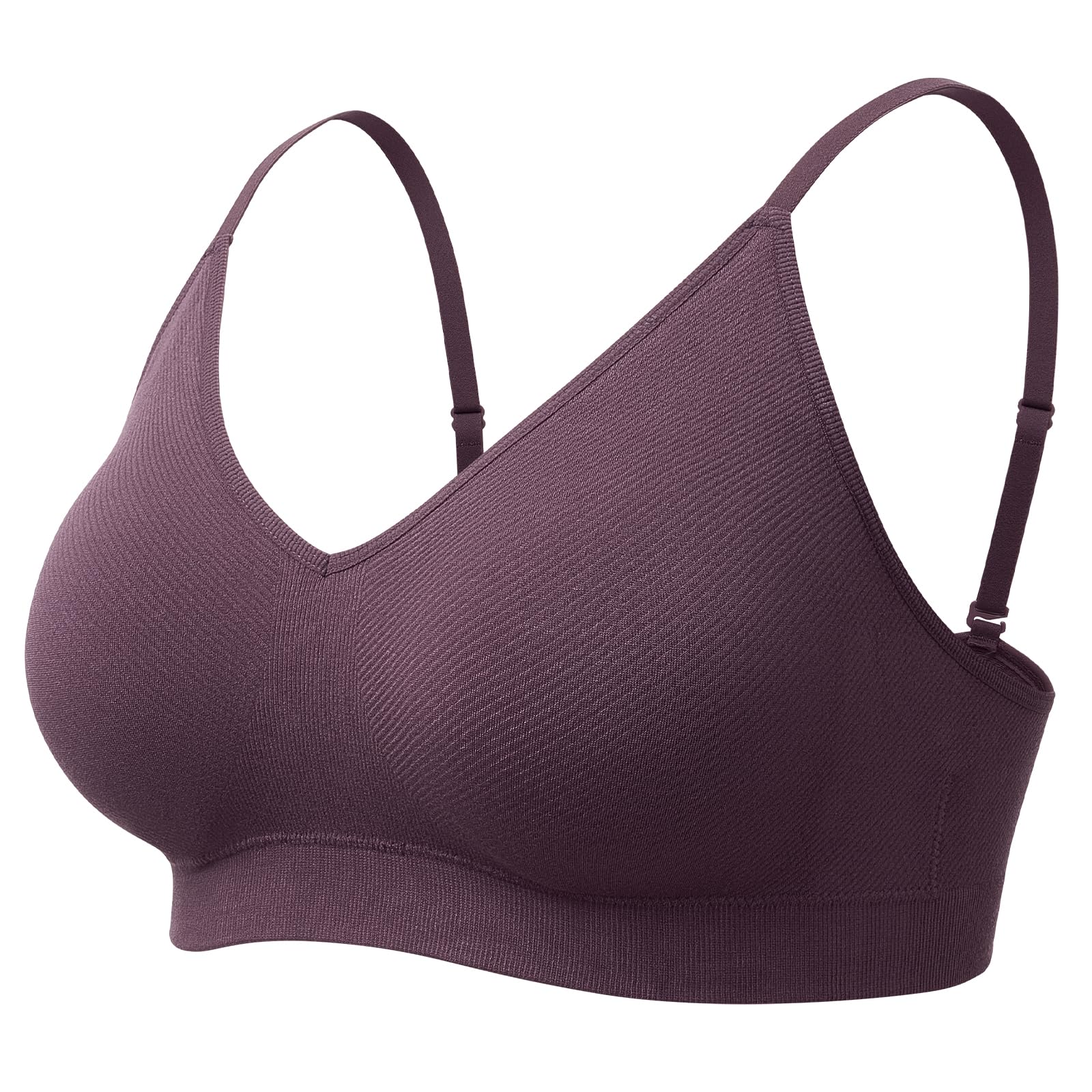 momcozy-seamless-v-neck-wireless-nursing-bra-for-breastfeeding-sleep-maternity-b image 8