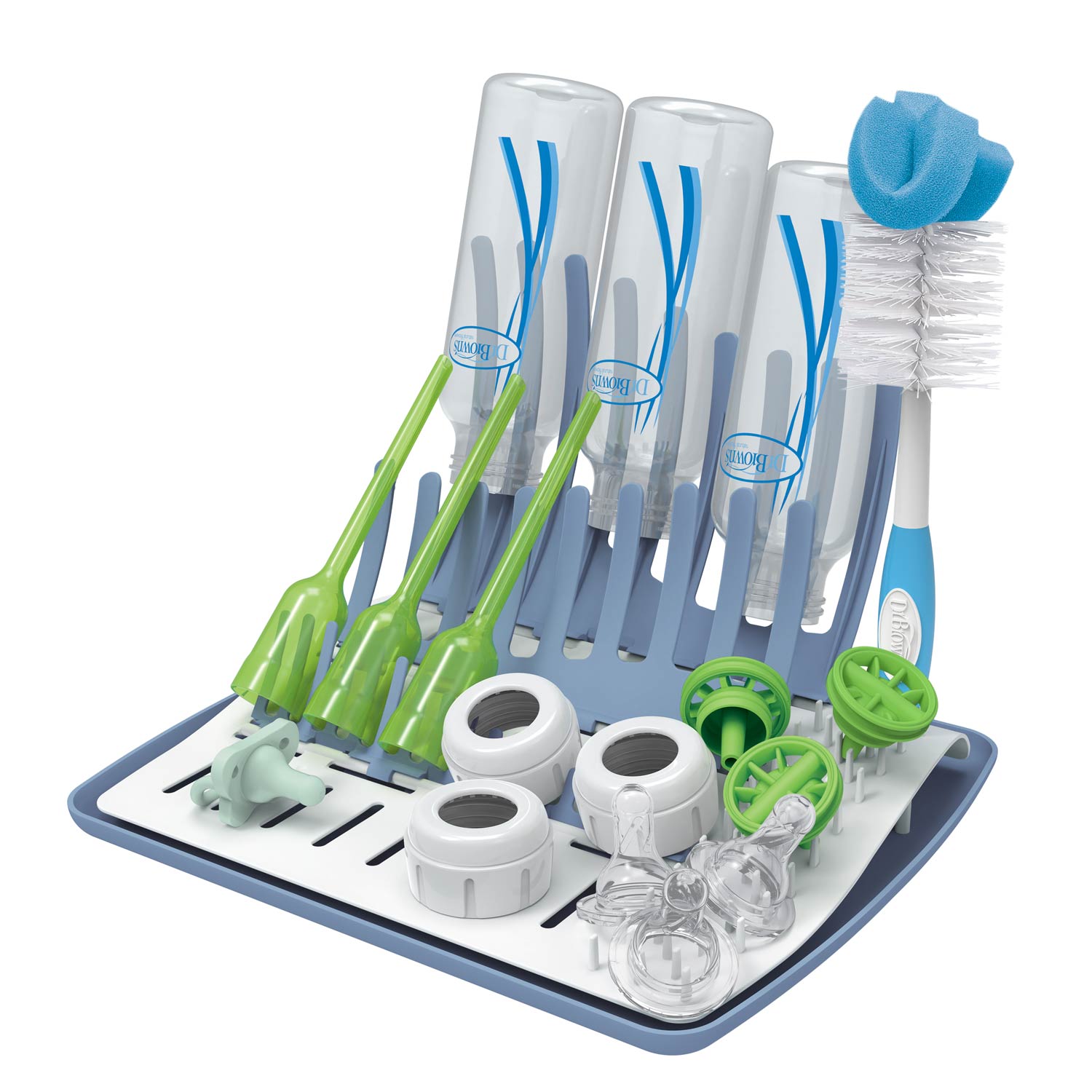 dr-brown-s-folding-baby-bottle-drying-rack image 1