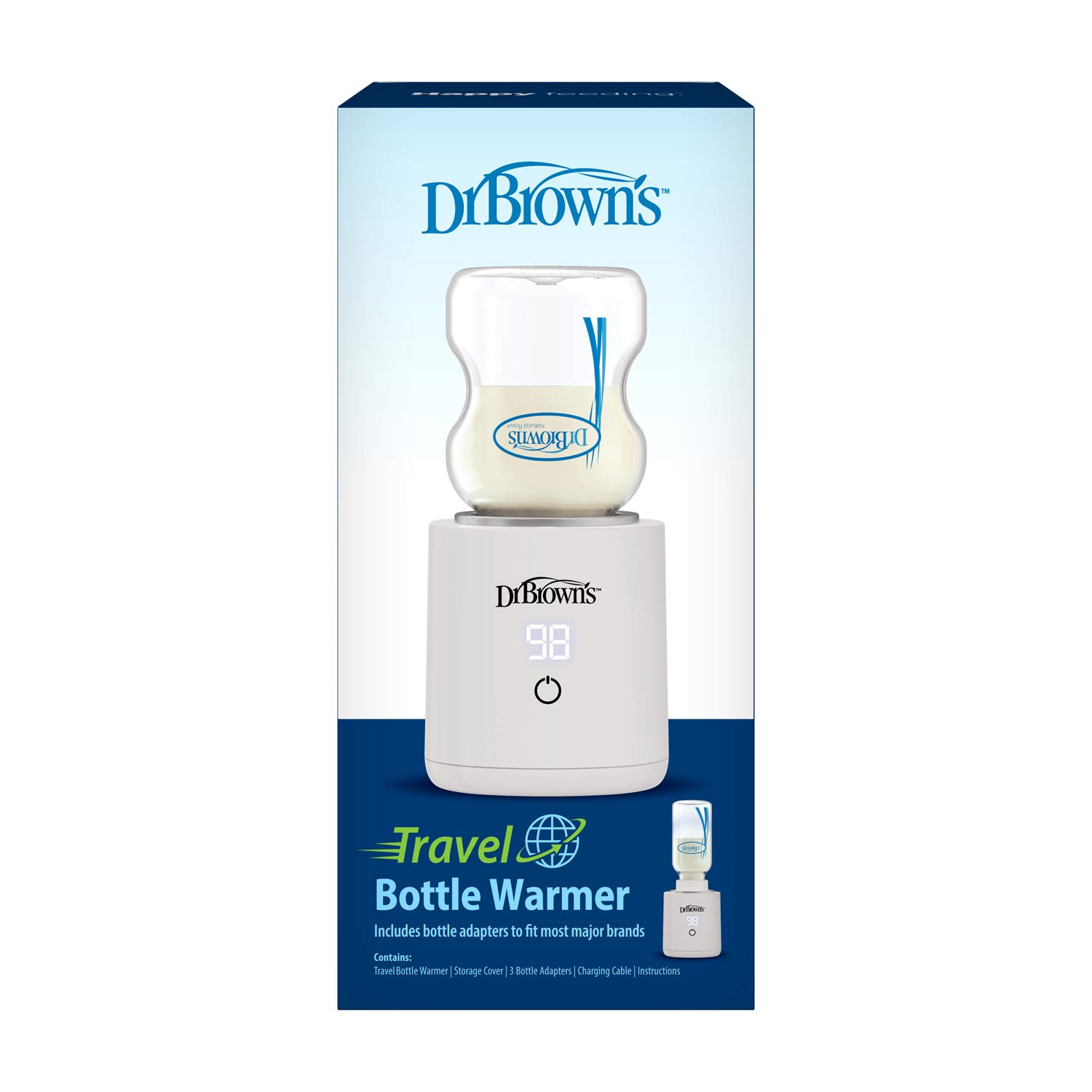 dr-brown-s-travel-bottle-warmer-portable-with-4-temperature-settings image 2