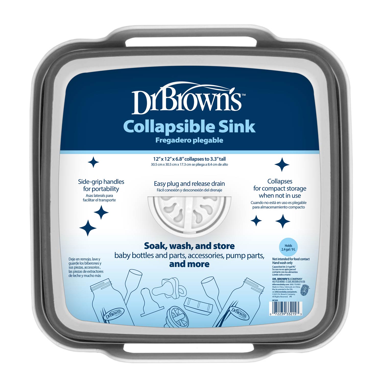 dr-brown-s-collapsible-sink-12-x-12-expands-to-6-75-tall image 2