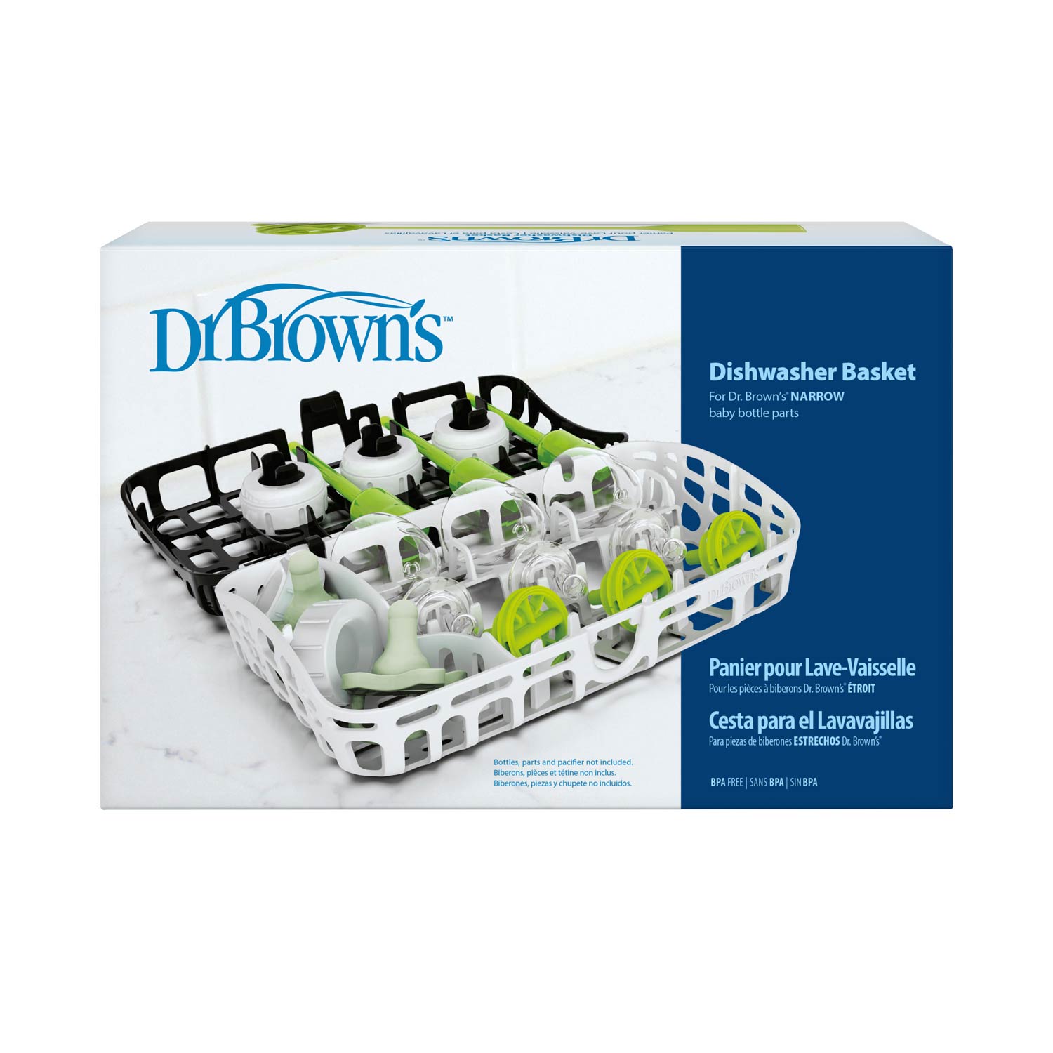dr-brown-s-options-dishwasher-basket-for-narrow-baby-bottle-parts image 2