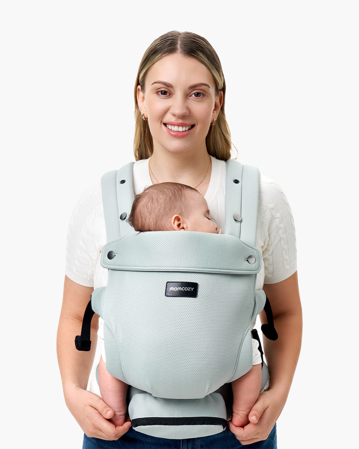 momcozy-baby-carrier-with-sunshield-purplish-grey image 8