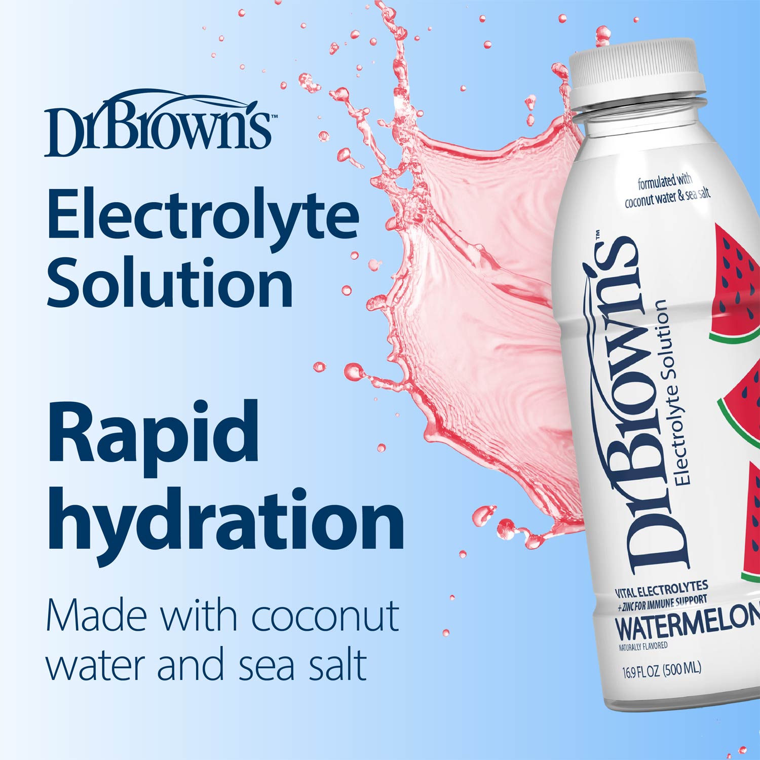 dr-brown-s-electrolyte-solution-watermelon-rehydration-with-coconut-water-zinc-3 image 3