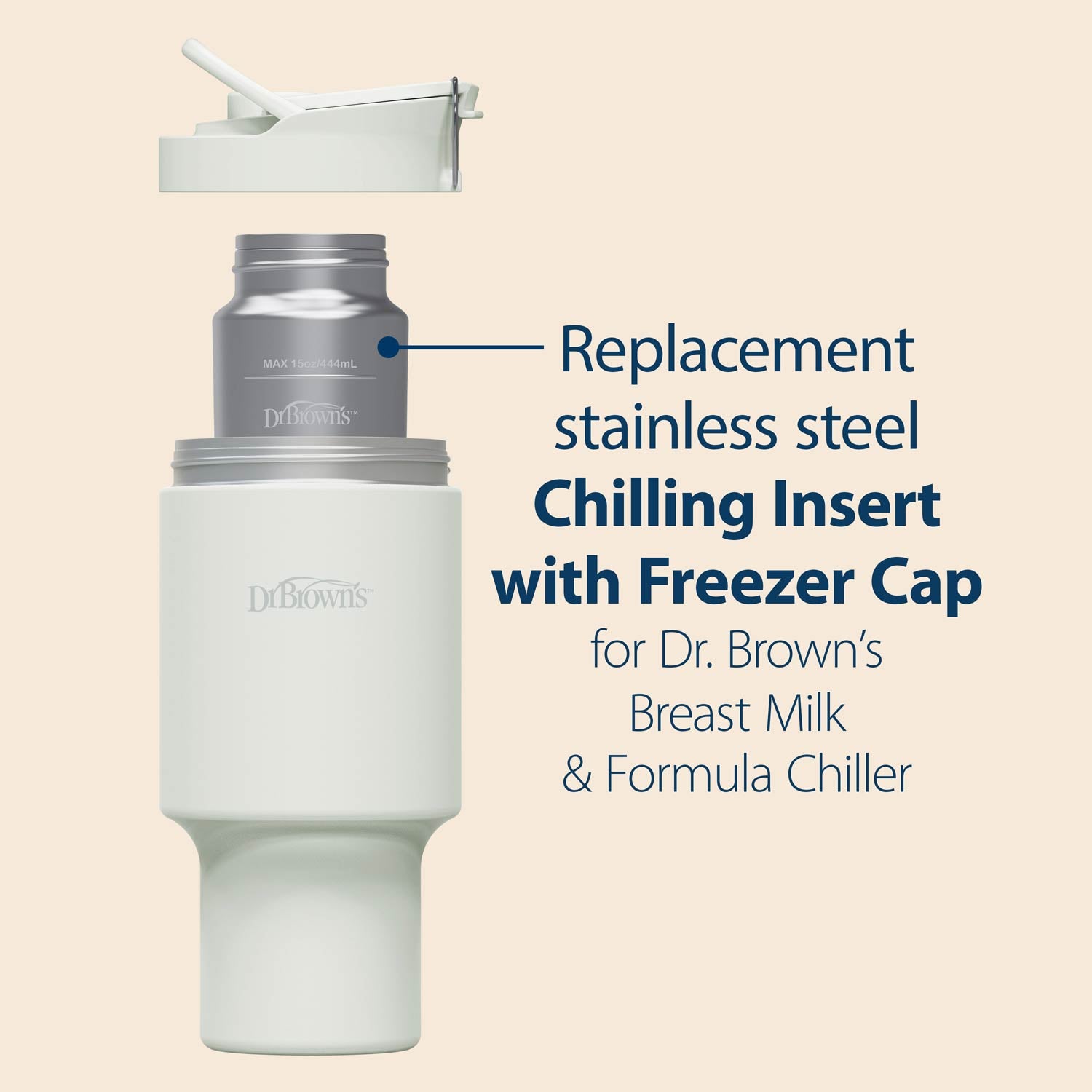 dr-brown-s-chilling-insert-for-breast-milk-formula-chiller-replacement-stainless image 2
