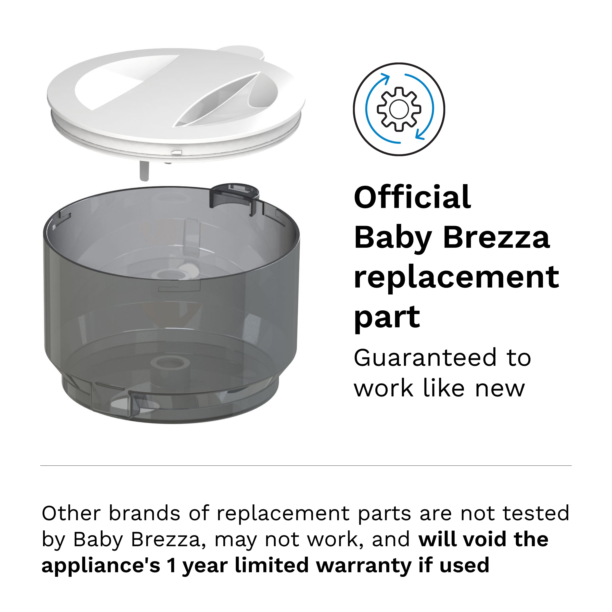 baby-brezza-replacement-powder-container-and-lid-for-formula-pro-advanced image 5