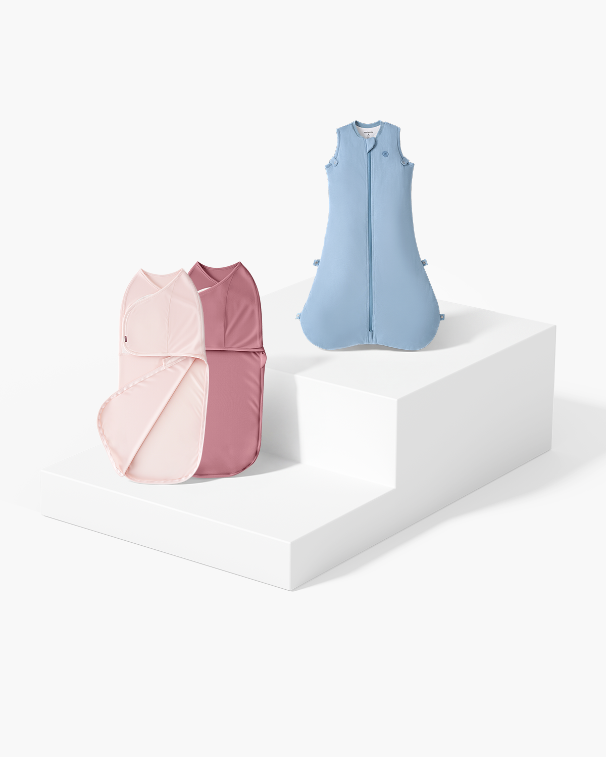 momcozy-baby-sleep-sack-1-5-tog-easy-swaddle-wrap-for-0-3m-bundle image 1