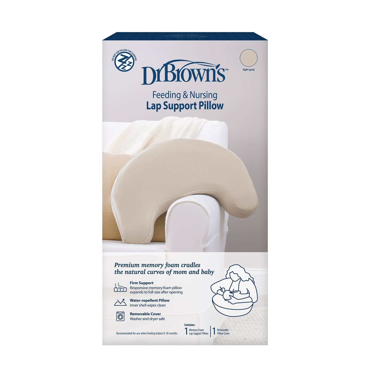 dr-brown-s-feeding-nursing-lap-support-pillow image 3