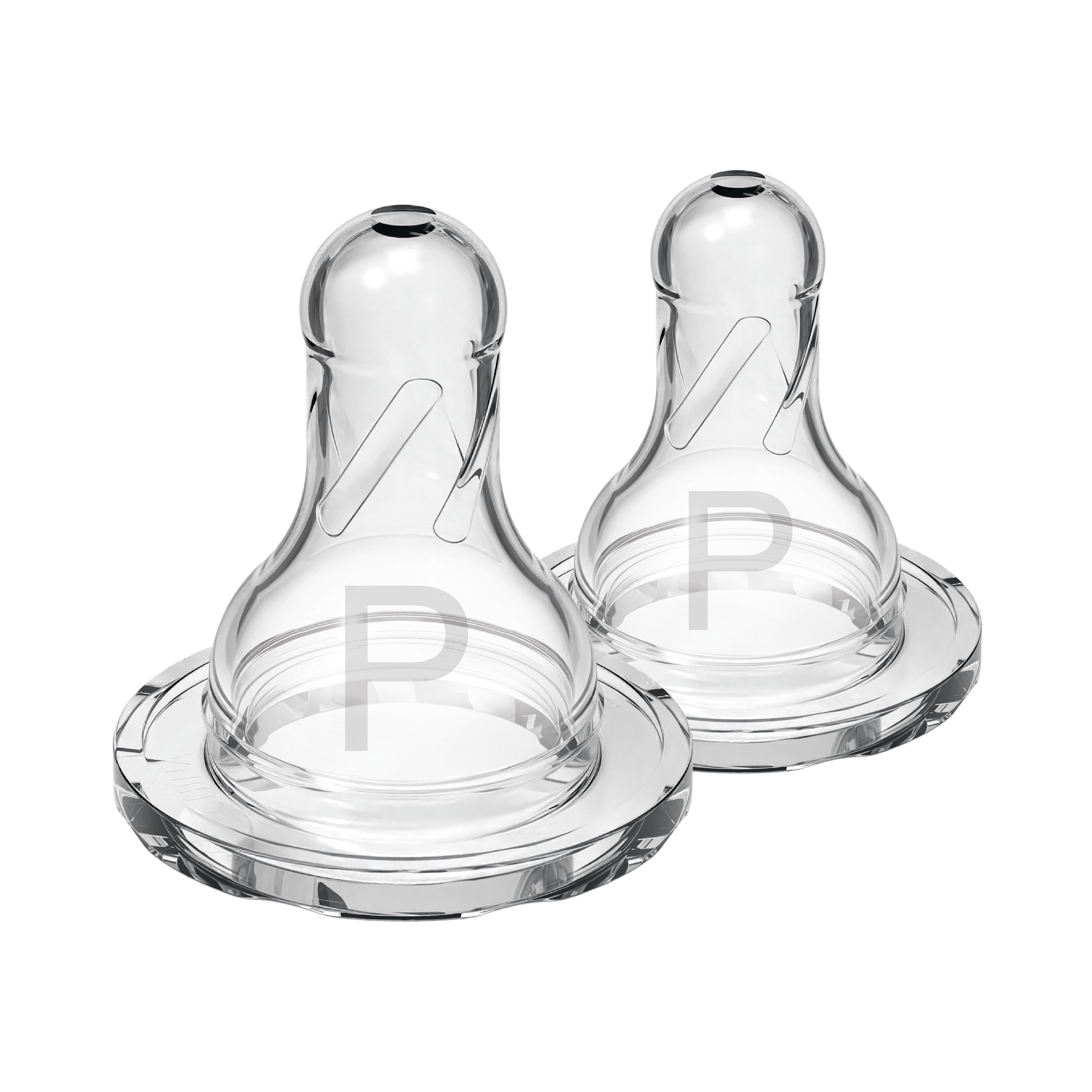 dr-brown-s-natural-flow-narrow-baby-bottle-silicone-nipple-level-preemie-2-pack image 1