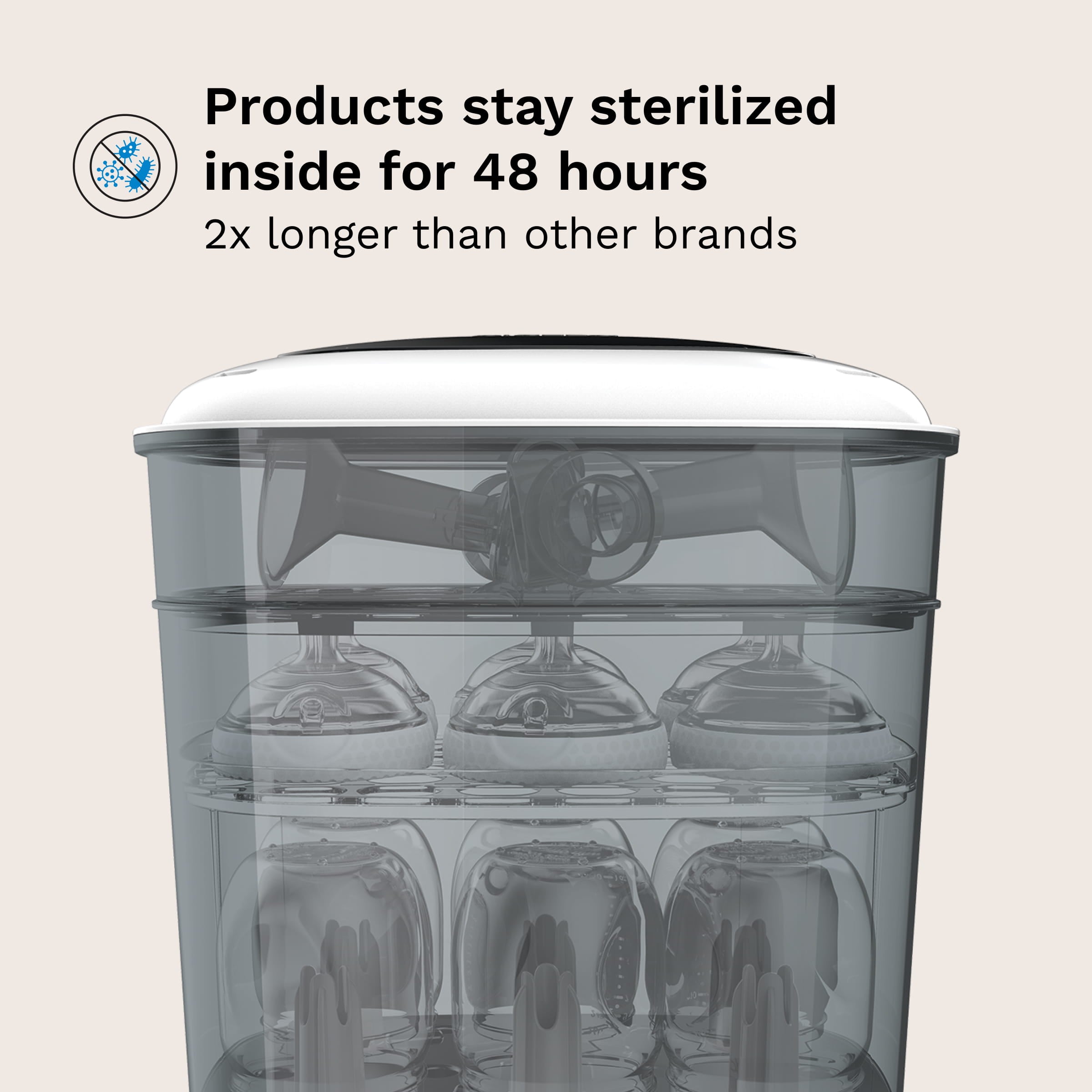 baby-brezza-one-step-baby-bottle-sterilizer-and-dryer-advanced-electric-steam-st image 7