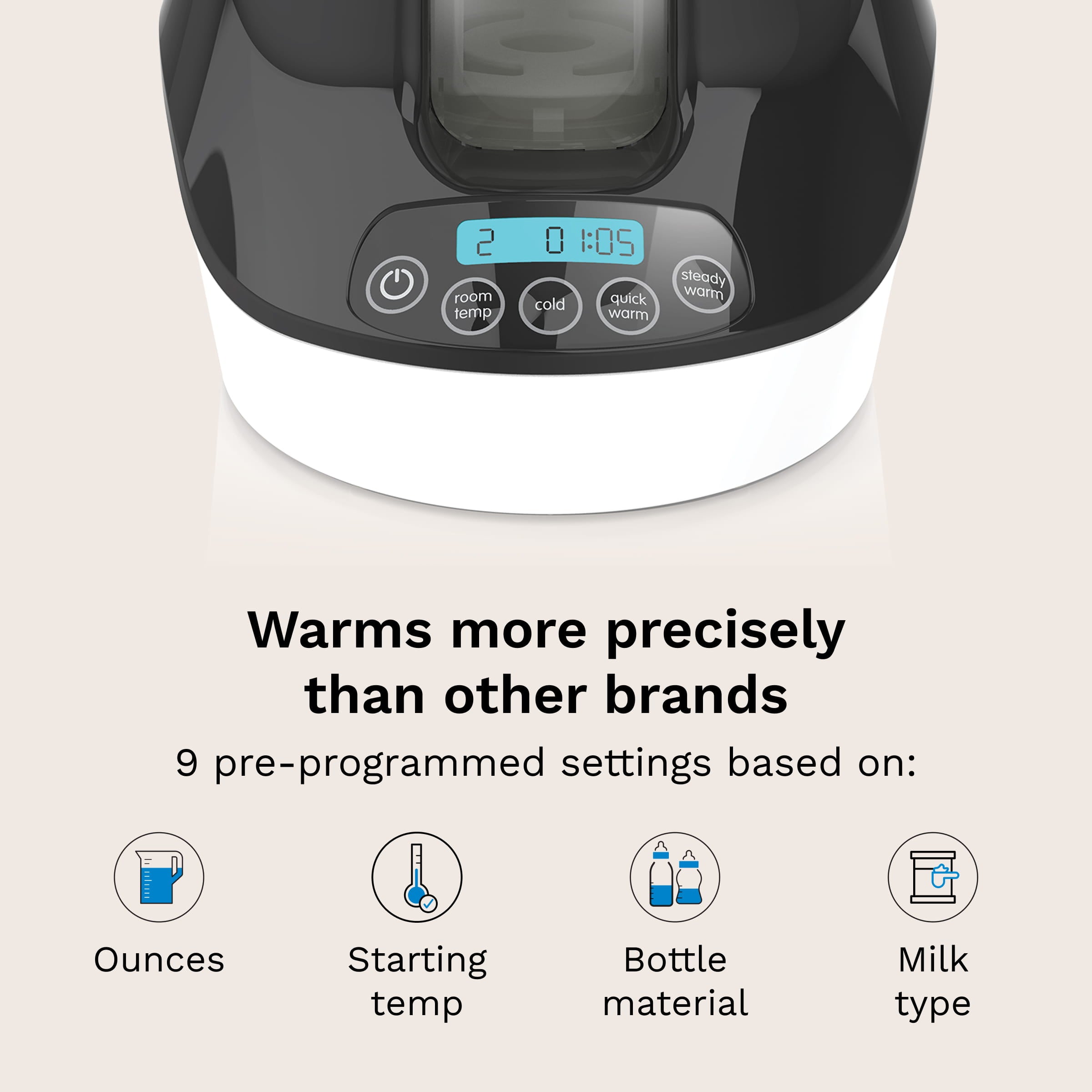 baby-brezza-bottle-breastmilk-warmer-with-perfectwarm-precision-warming-technolo image 7
