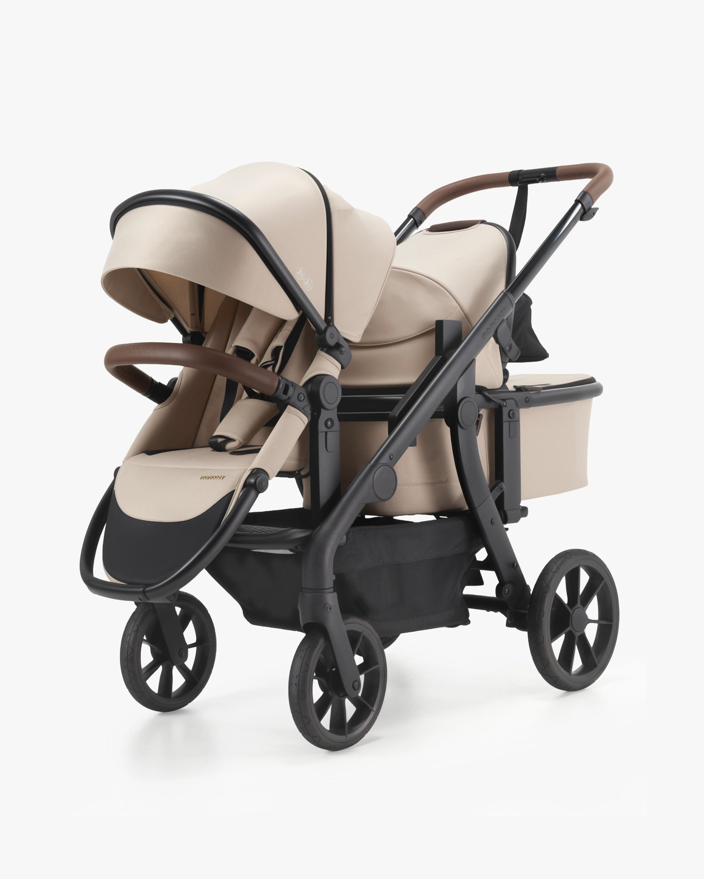 momcozy-changego-baby-stroller-3-in-1-convertible-tandem-double-stroller-wagon image 2