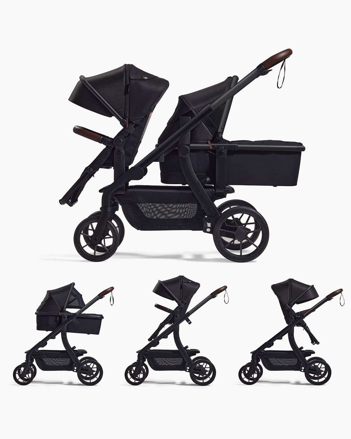 momcozy-changego-baby-stroller-3-in-1-convertible-tandem-double-stroller-wagon image 3