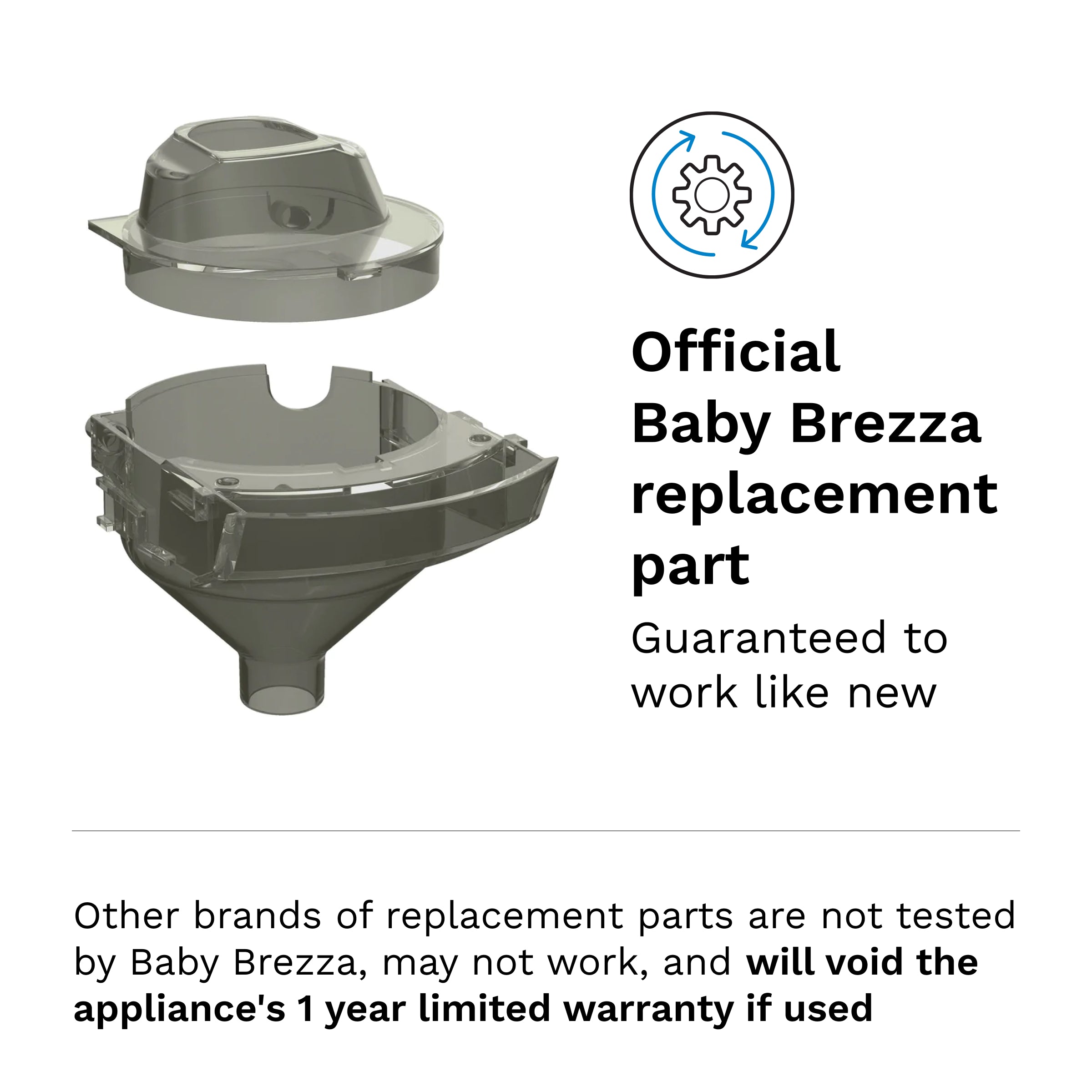 baby-brezza-formula-pro-mini-replacement-funnel-and-cover-2-piece-set image 6