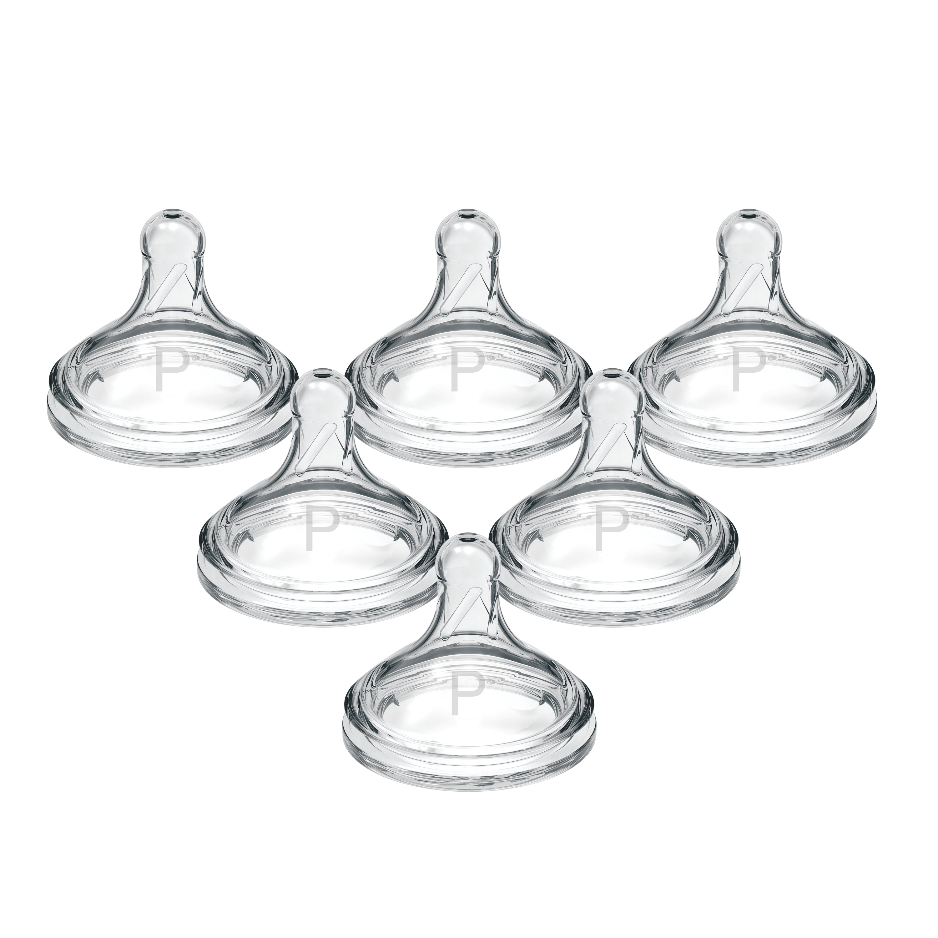 dr-brown-s-natural-flow-wide-neck-baby-bottle-silicone-nipple-level-preemie-6-pa image 1