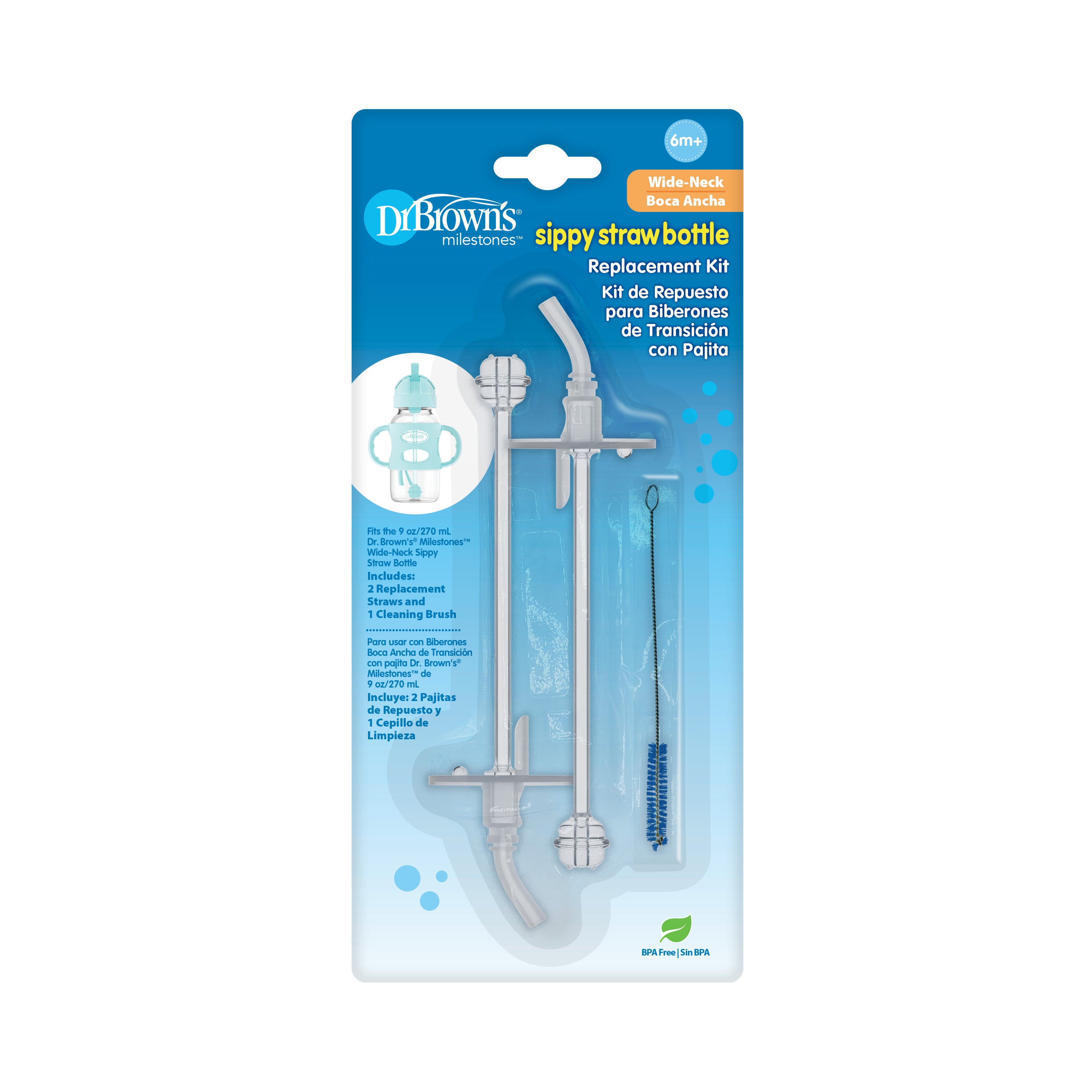 dr-brown-s-wide-neck-sippy-straw-replacement-kit image 2