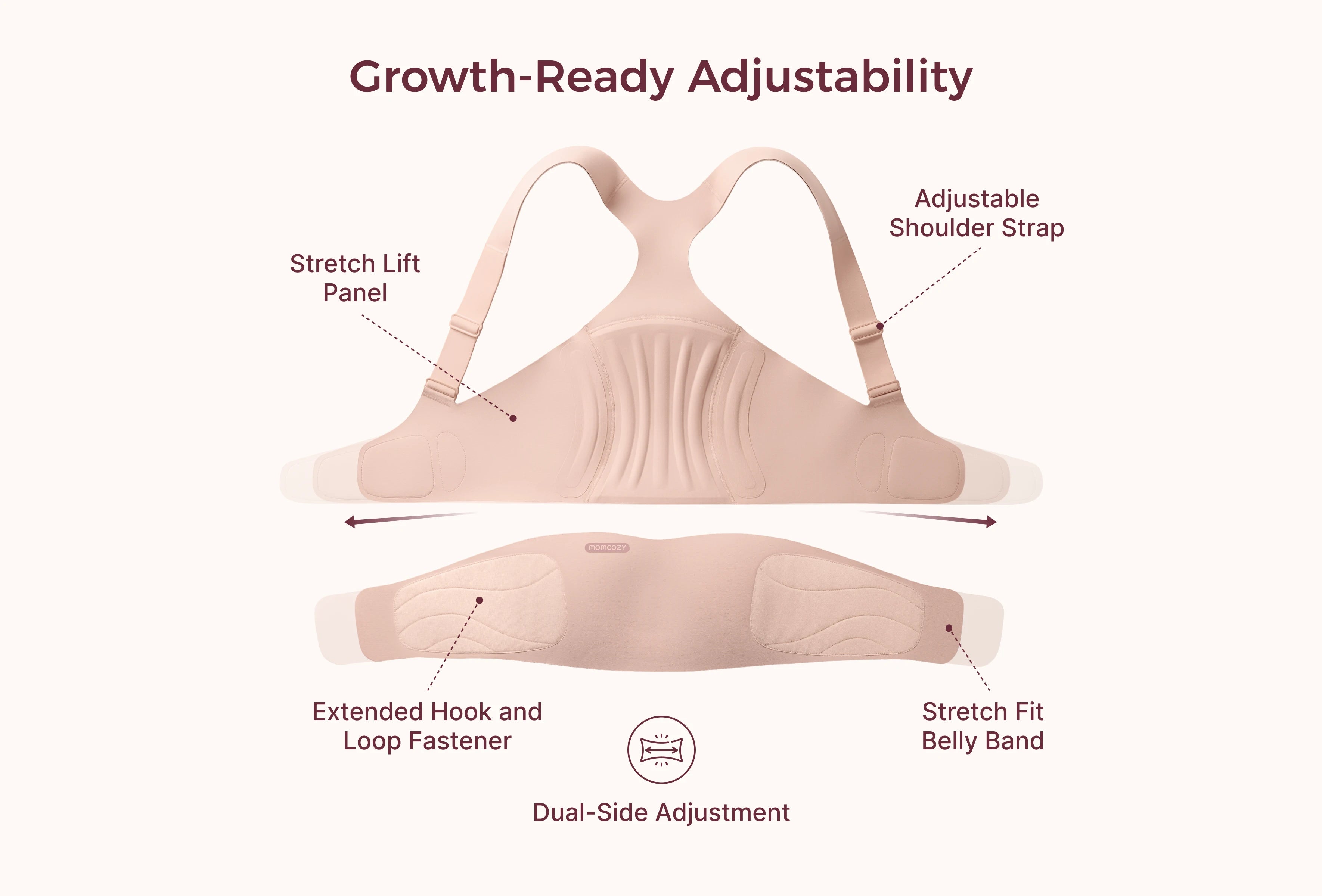 momcozy-go-as-you-grow-maternity-belly-band image 3