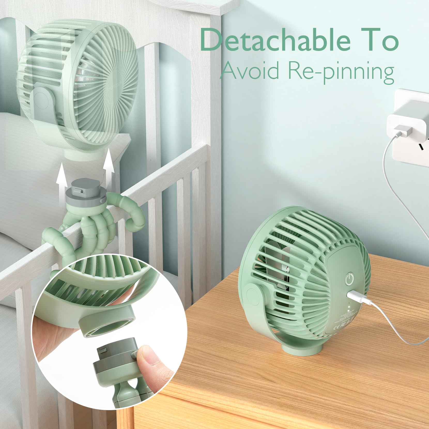 momcozy-portable-stroller-fan-rechargeable-3-speed-360-rotation-for-baby-strolle image 4