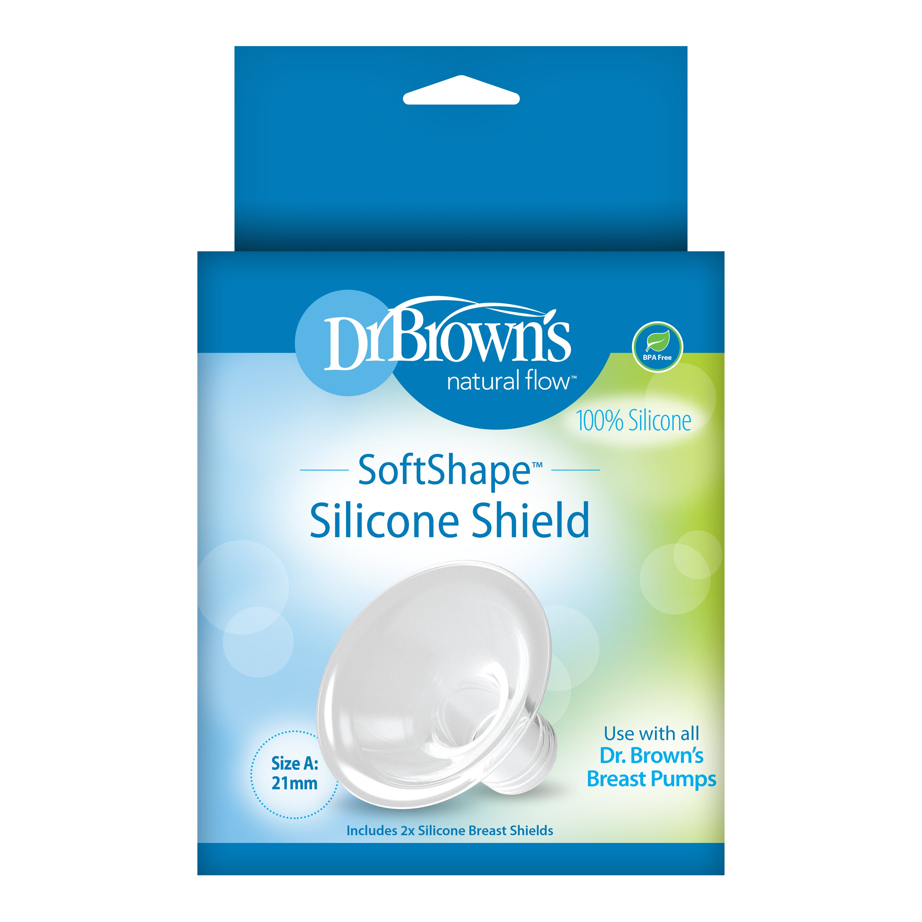 dr-brown-s-softshape-silicone-shield-size-a-21mm-comfortable-breast-pump-flange image 2